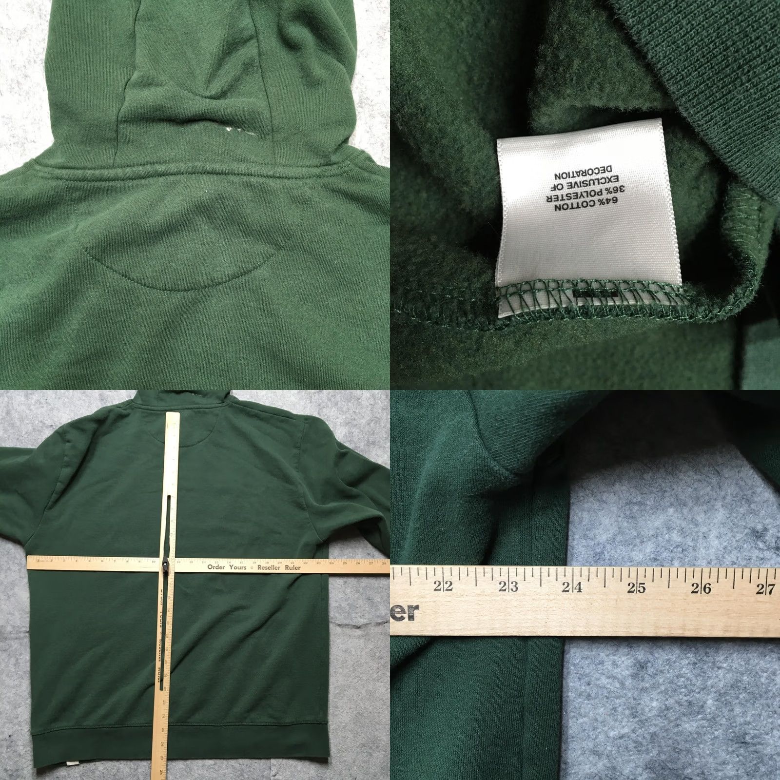 Logo 7 Casa Bonita Hoodie Mens XL Green Pullover Hooded Sweatshirt Embroidered Logo CB Size US XL / EU 56 / 4 - 8 Thumbnail