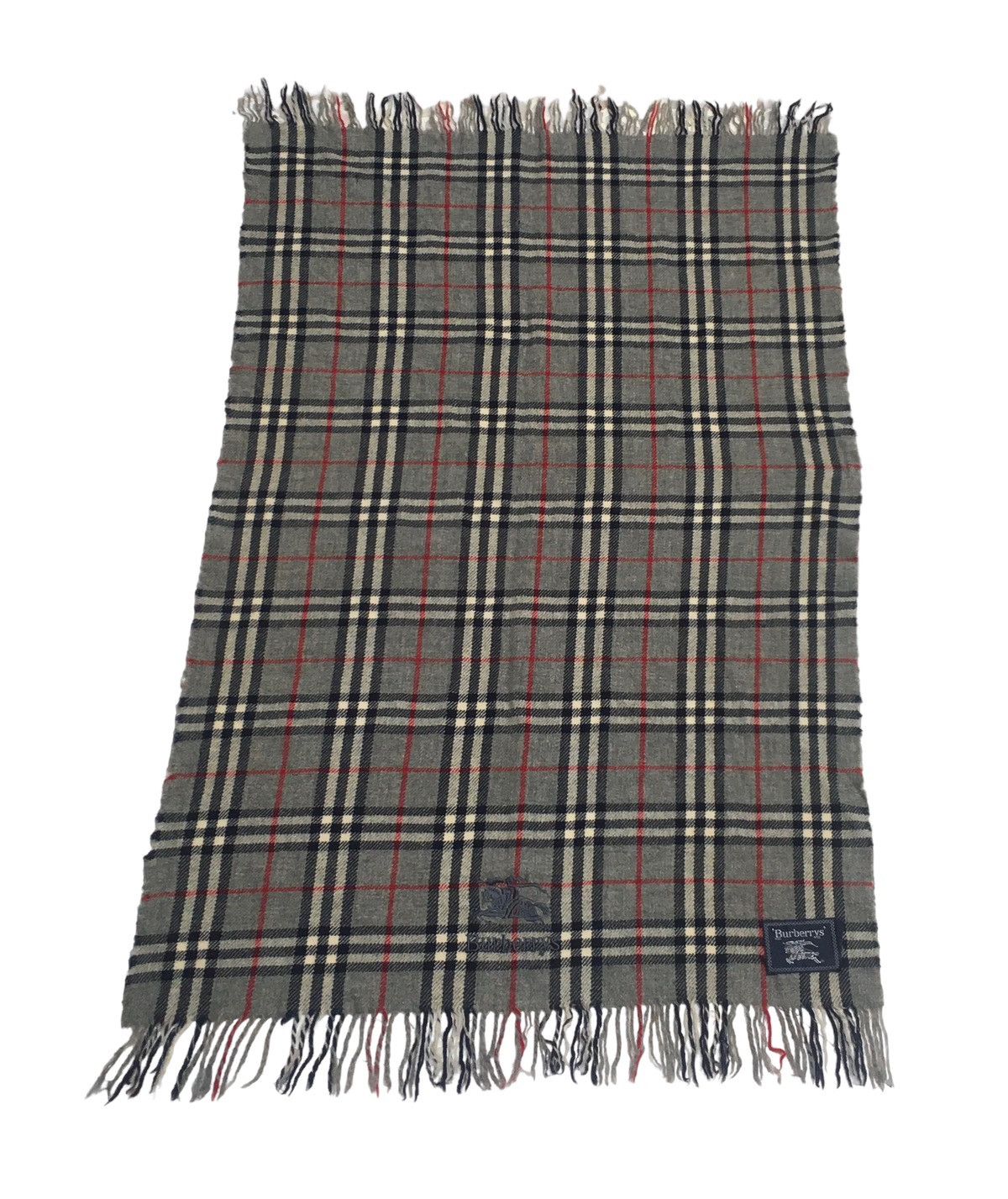 Burberry × Designer × Vintage Rare Design Vintage Brand Burberry's Scarf 1990s Size ONE SIZE - 1 Thumbnail