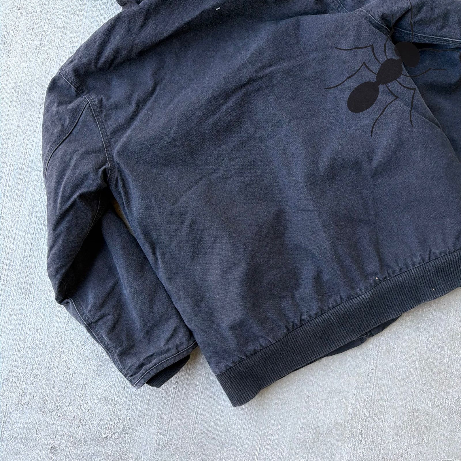 Carhartt × Vintage Carhartt YOUTH black hooded work wear jacket Size US XS / EU 42 / 0 - 7 Thumbnail