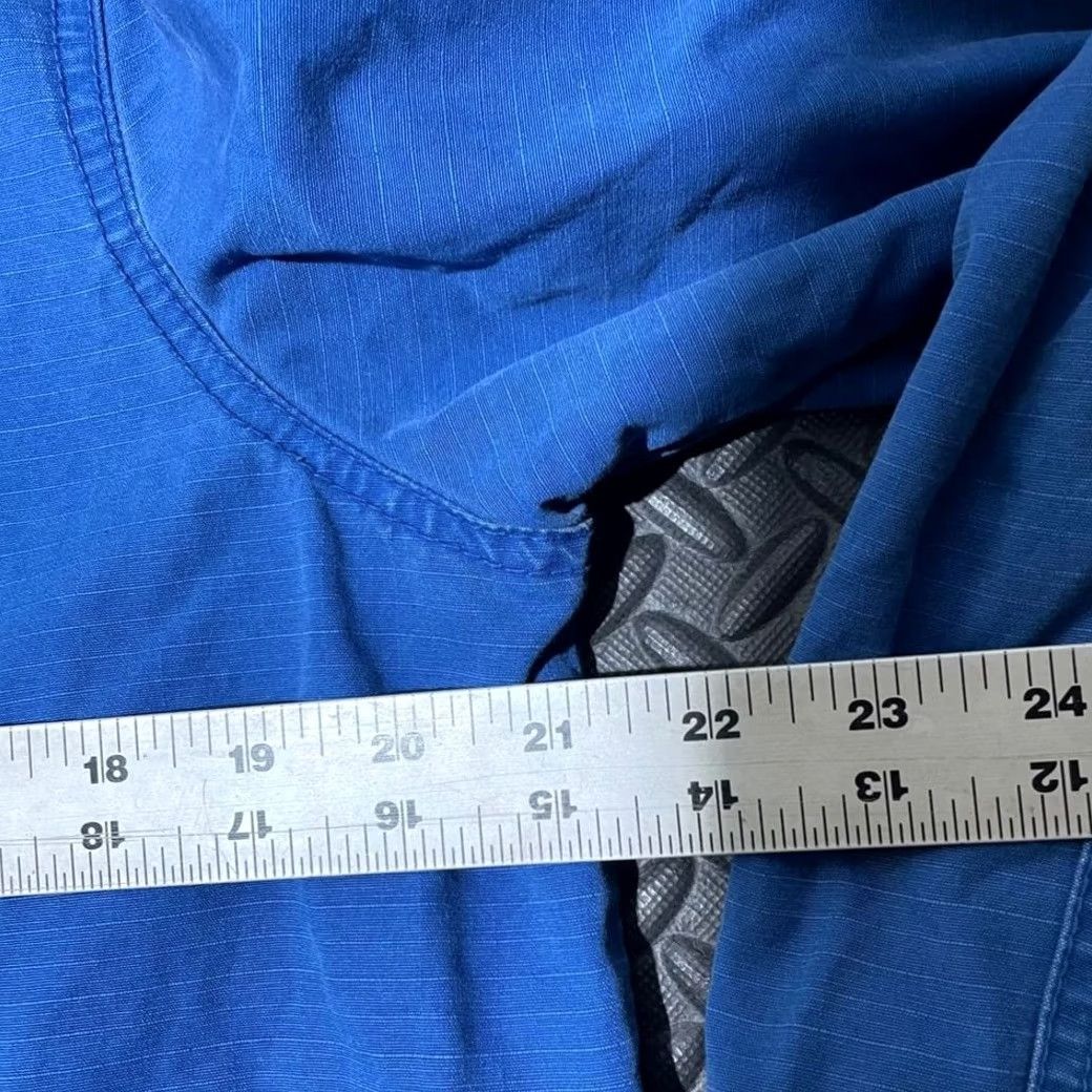 Mossimo Mossimo Supply Co. Hooded Jacket Blue Button Front Casual Women's XL Jacket Women XL Blue Size XL / US 12-14 / IT 48-50 - 6 Thumbnail