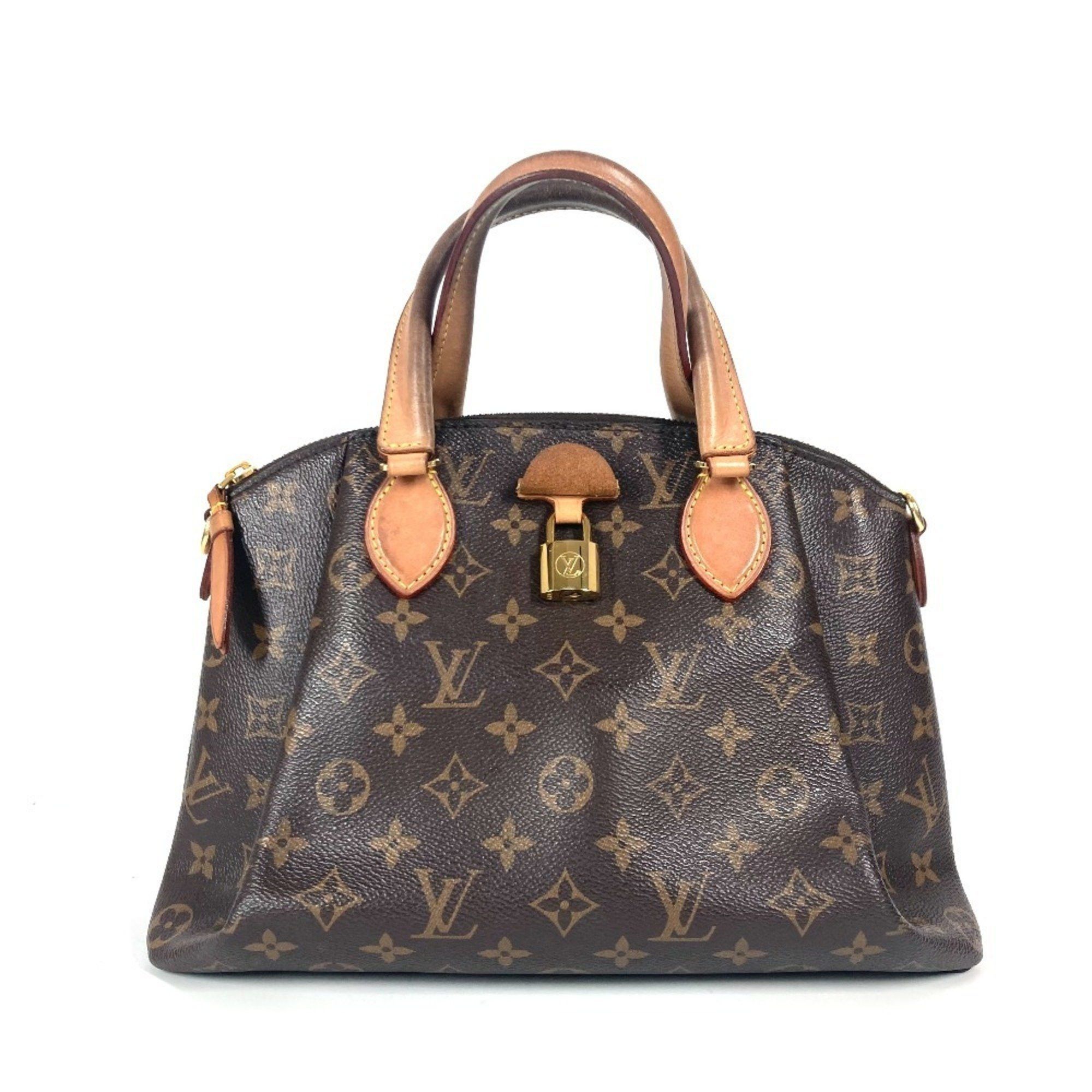 Louis Vuitton M44543 Monogram Rivoli Pm Tote Bag Handbag Canvas Women's Brown