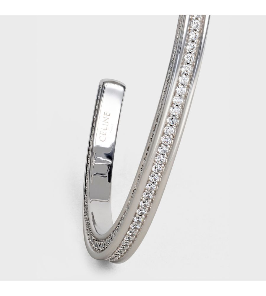 Celine o1loc1c1124 Size:OS / Edwige Thin Bracelet in Silver Size ONE SIZE - 3 Thumbnail