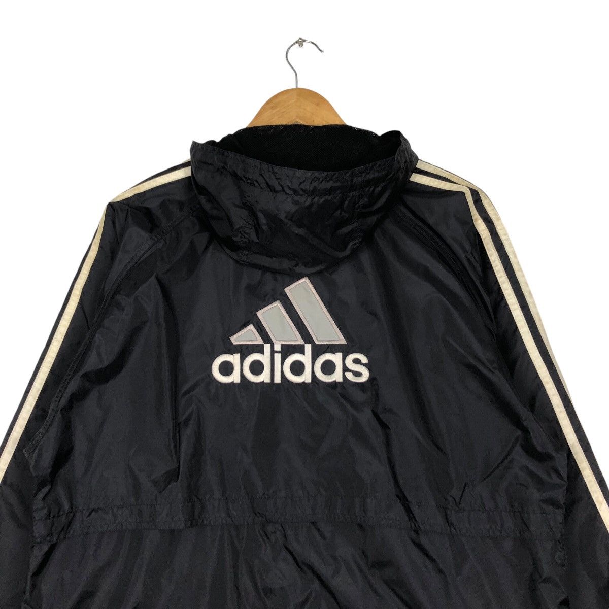 Adidas × Vintage Vintage Adidas Windbreaker Long Sleeve Big Logo Large Size US L / EU 52-54 / 3 - 8 Thumbnail