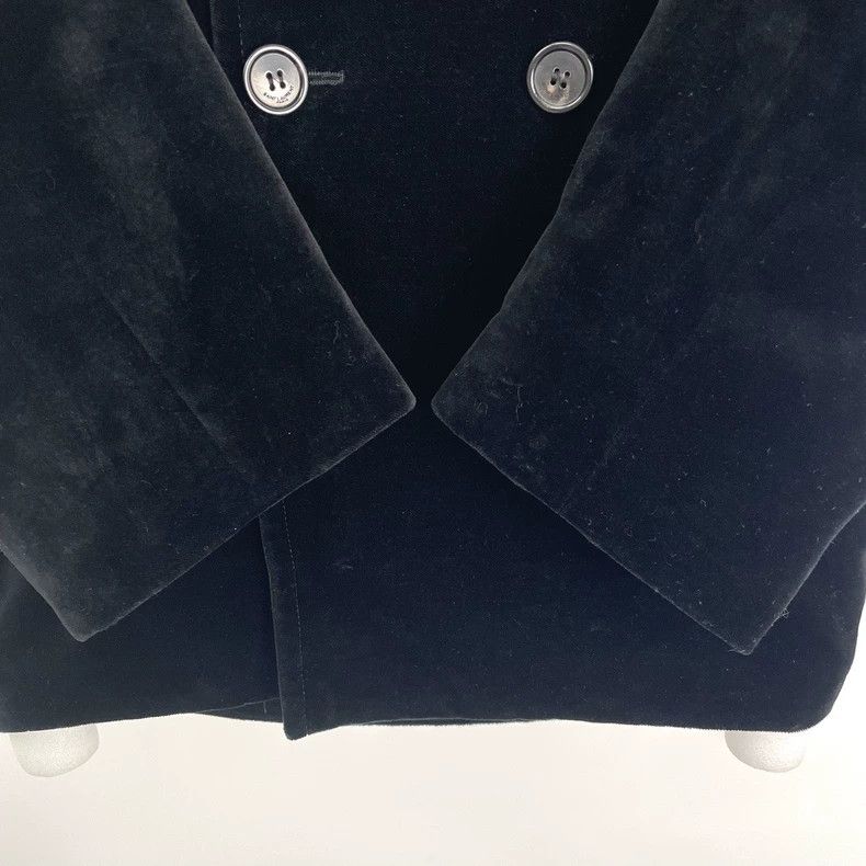 Saint Laurent Paris Saint Laurent Paris Black double-breasted velour rhineston Size ONE SIZE - 4 Thumbnail