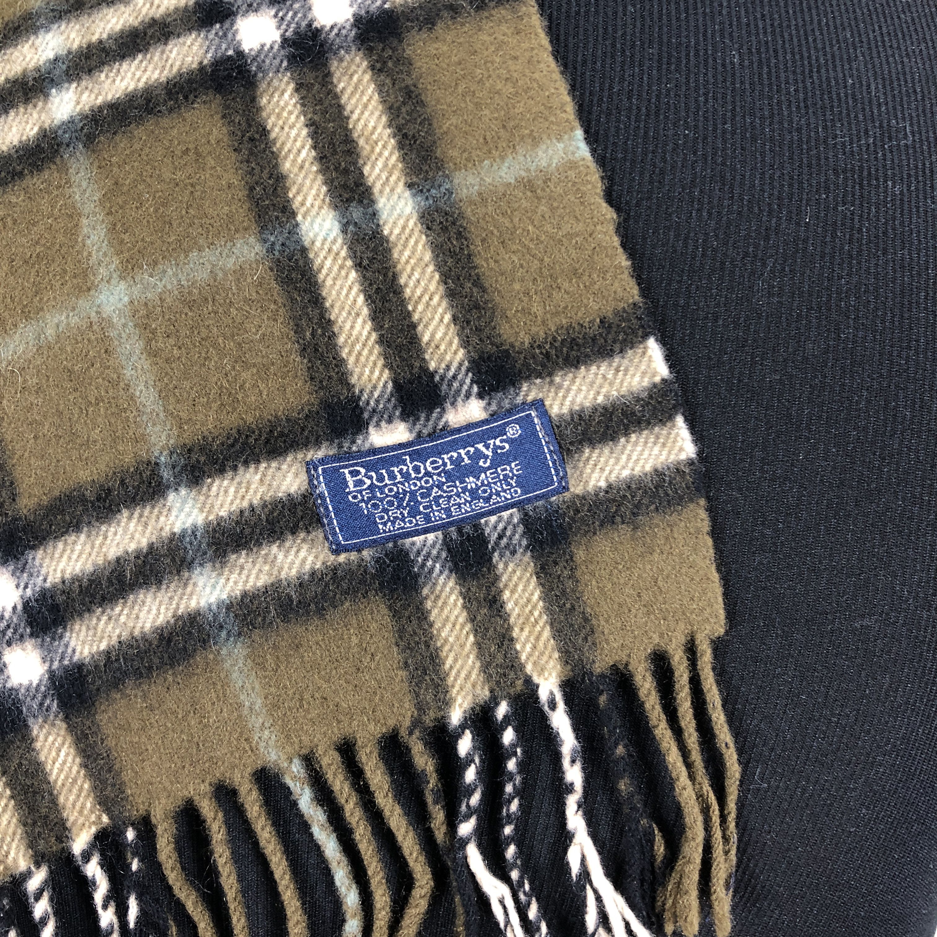 Burberry × Vintage Vintage 90s Burberry Scarf Muffler MF031 Size ONE SIZE - 4 Thumbnail