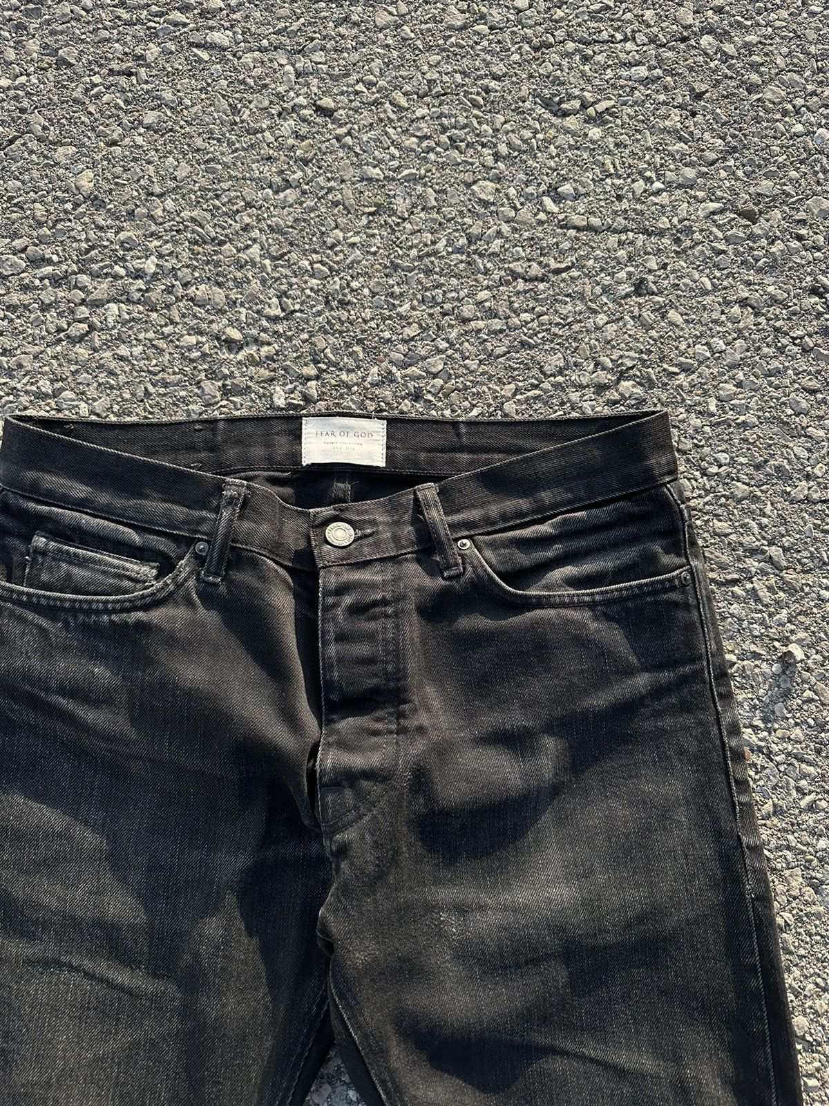 Fear of God Fear Of God Fourth Collection Distressed Denim Size US 31 - 8 Thumbnail