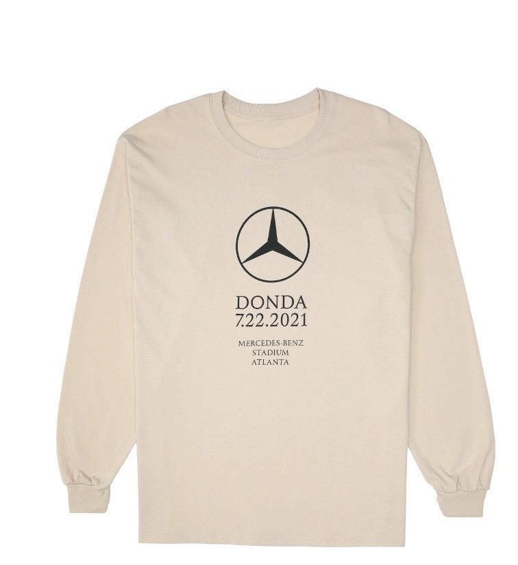 Kanye West Donda Atlanta Listening Event Long Sleeve Tee Long 