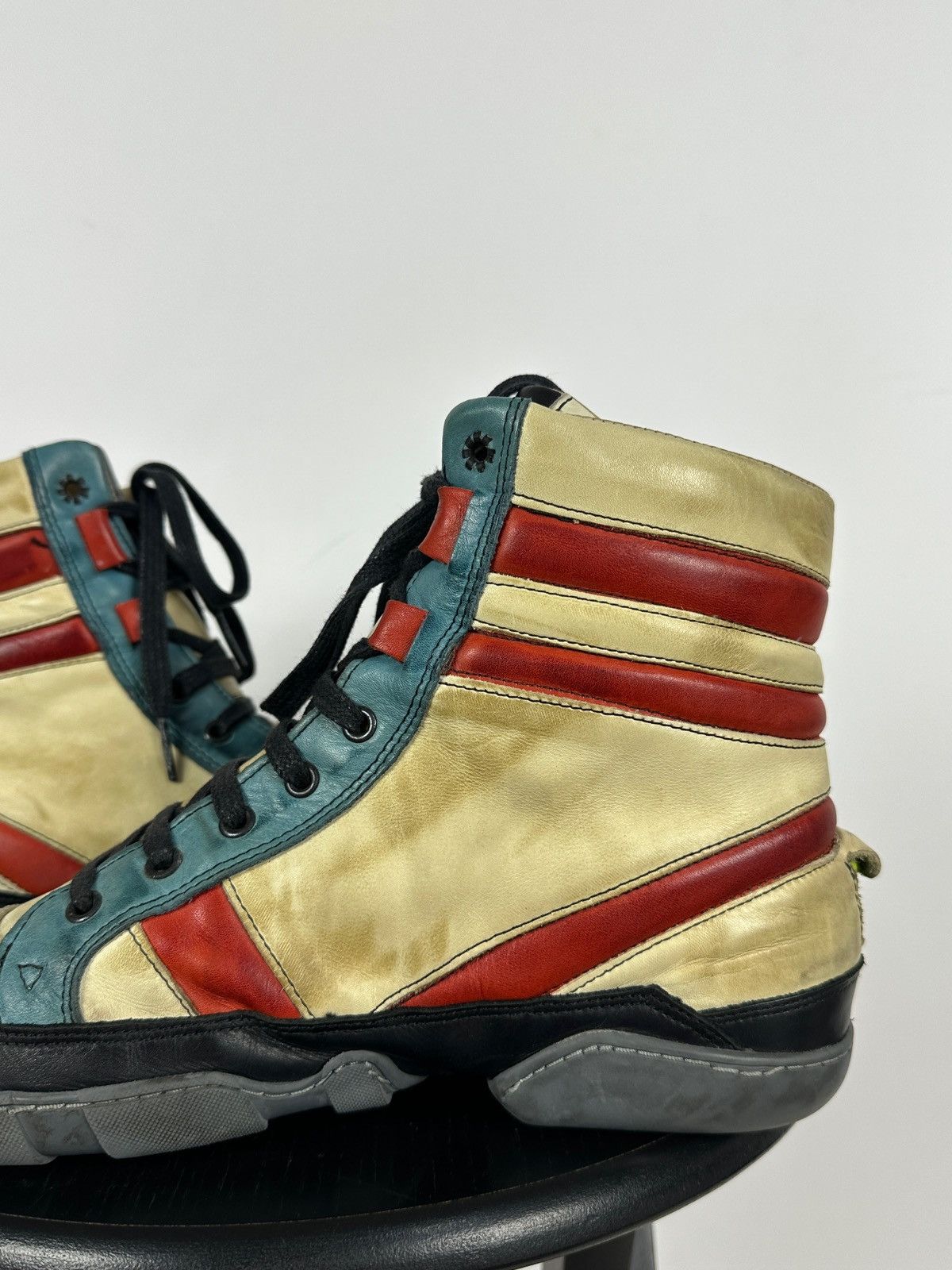 Marithe + Francois Girbaud 00s Vintage Marithé + François Girbaud High Top Sneakers Size US 8 / EU 41 - 19 Thumbnail