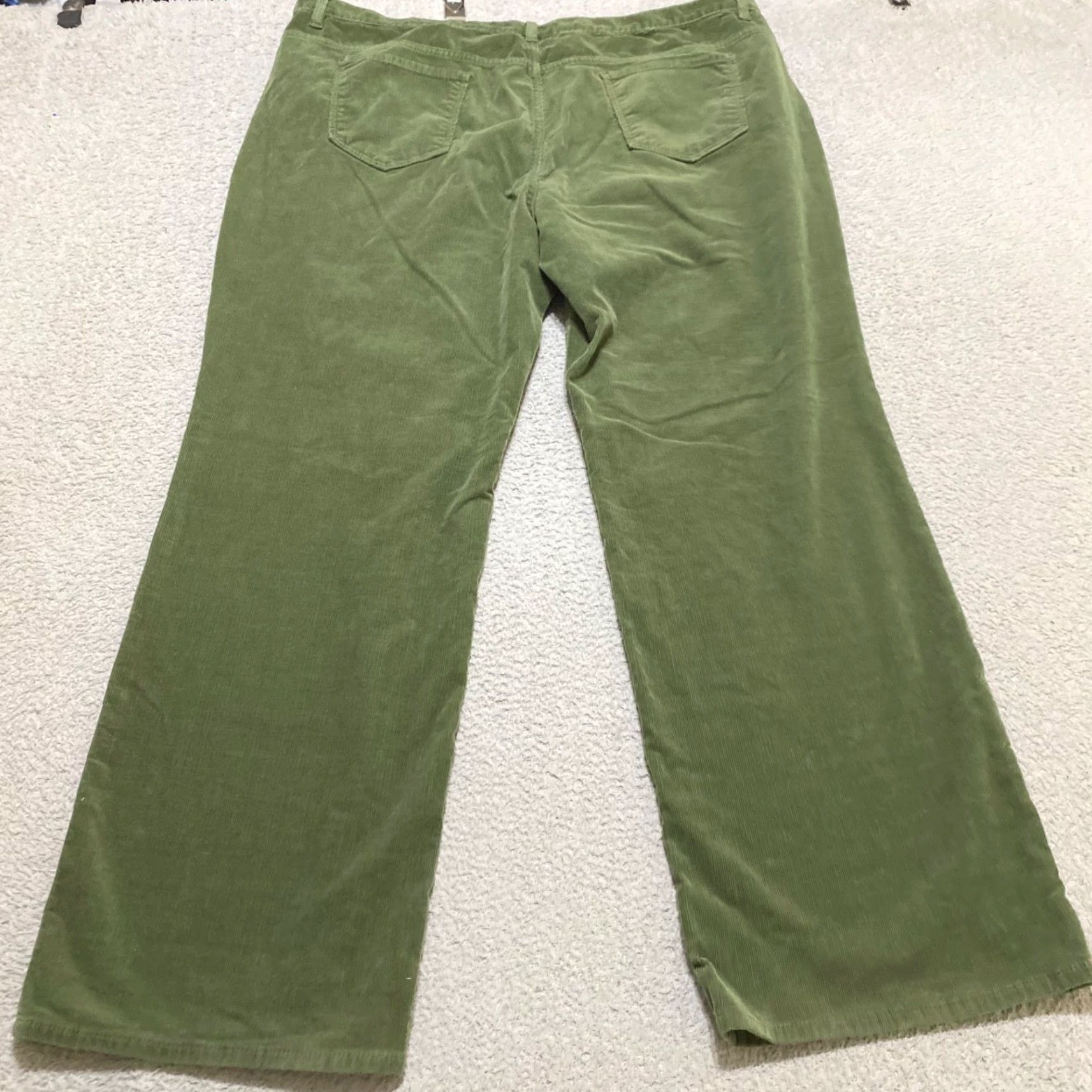 Talbots Talbots Jeans 22W Plus Green Corduroy Bootcut High Rise Medium Wash Jeans Womens 22W Plus Green Corduroy Bootcut High Rise Medium Wash Size 40" / US 18 - 2 Thumbnail