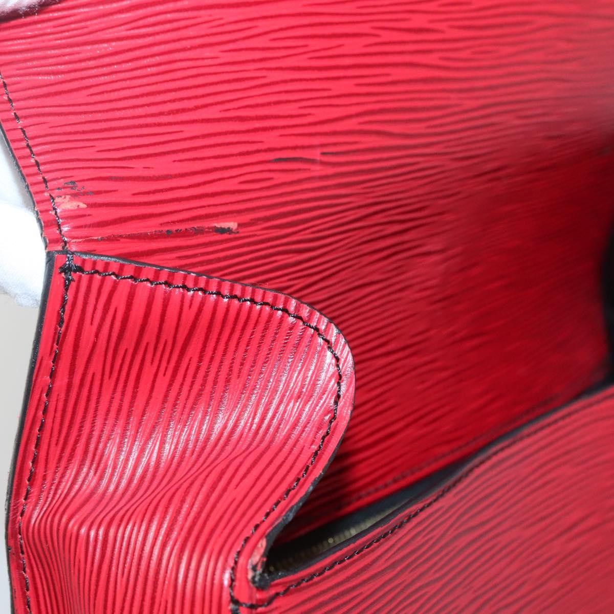 Louis Vuitton LOUIS VUITTON Epi Saint Cloud GM Shoulder Bag Red M52197 Size ONE SIZE - 8 Thumbnail