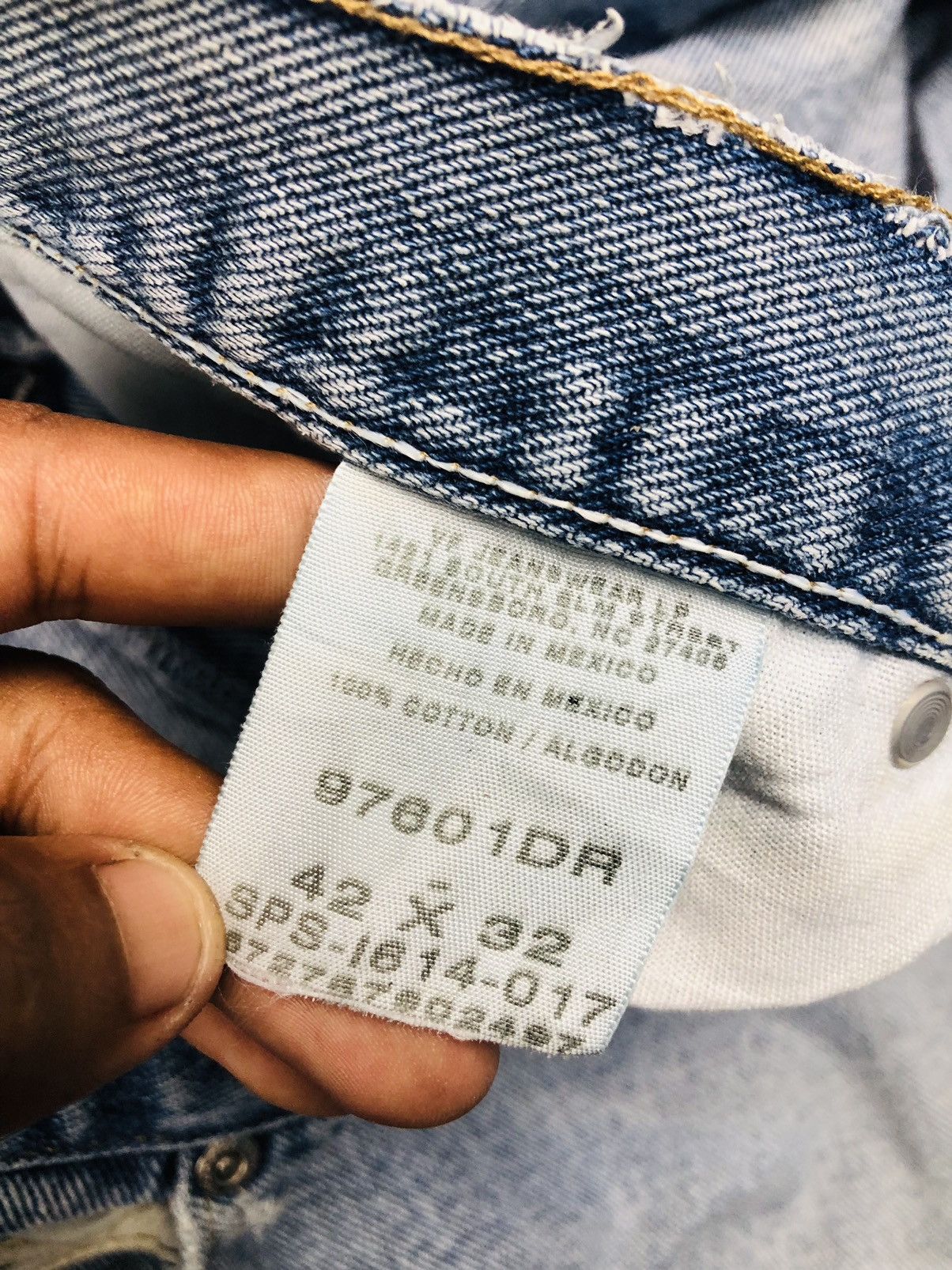 Wrangler Wrangler Jeans Light Wash Custom Art Denim (40) Size US 42 / EU 58 - 11 Thumbnail