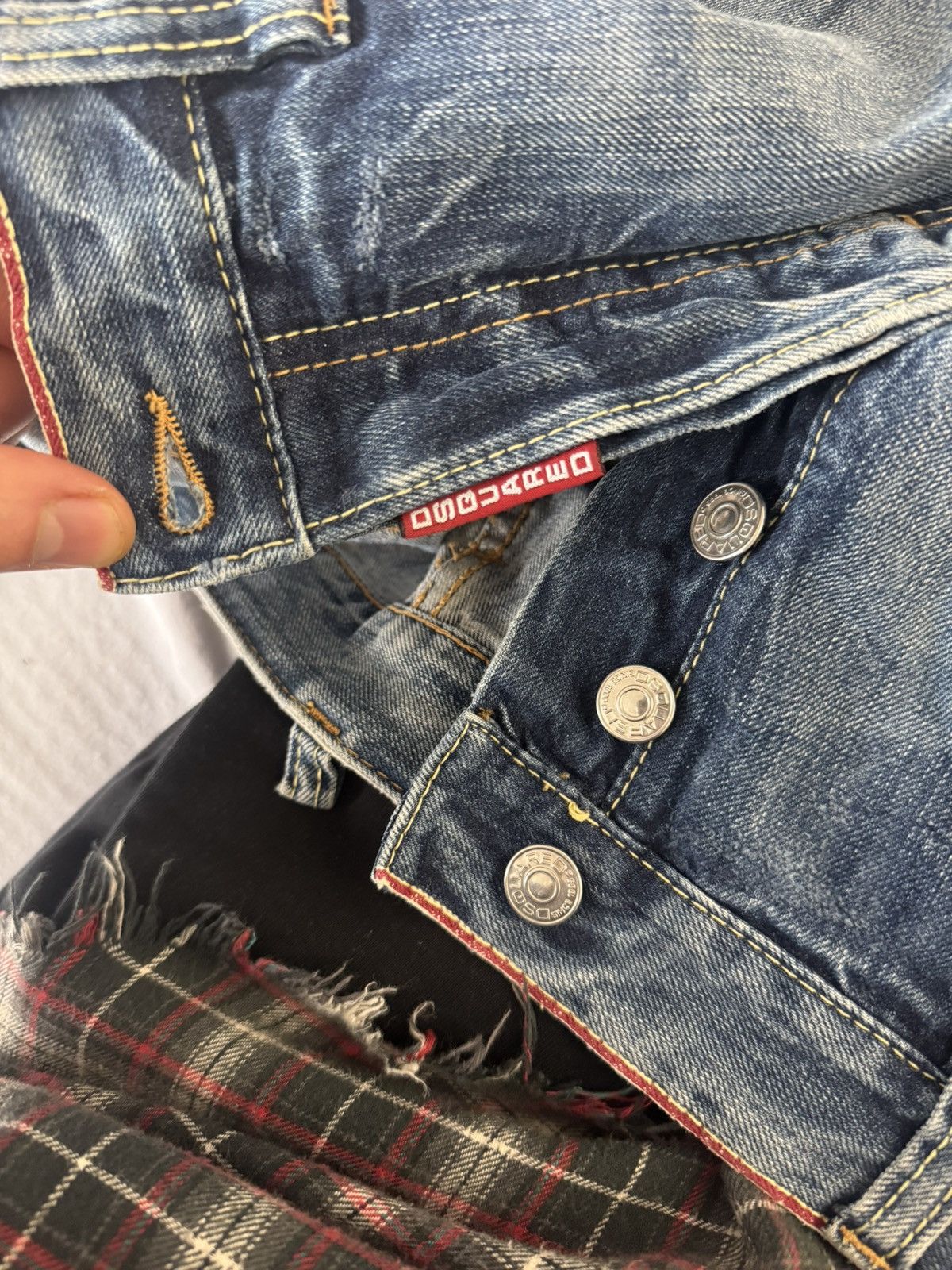Dsquared2 Dsquared2 Distressed Luxury Denim Pant Jeans Rare Slim Y2k Size US 32 / EU 48 - 11 Thumbnail
