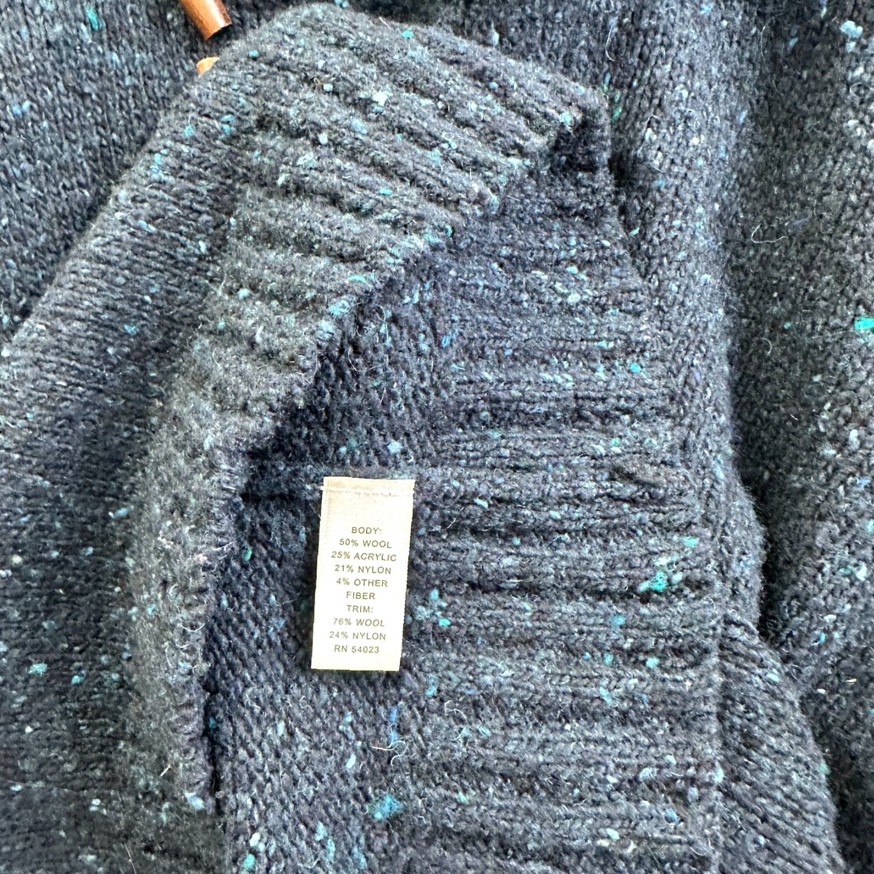 Banana Republic Banana Republic Sweater Mens Large Blue Wool Blend Mock Neck Size US L / EU 52-54 / 3 - 7 Thumbnail