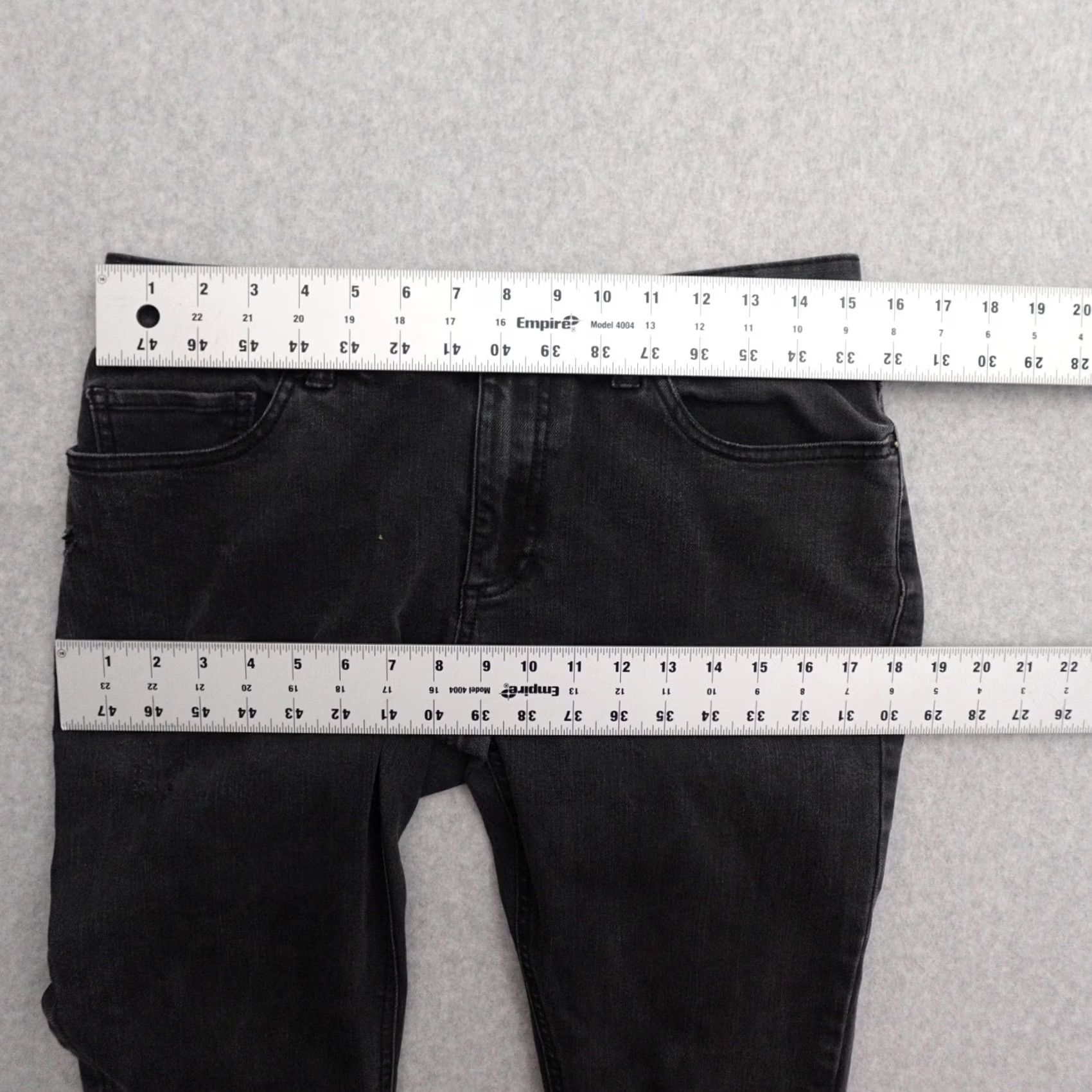 Vintage Sun + Stone Jeans Womens Size 30 Charcoal Wash Gray Tapered Fit Jeans Size 30" / US 8 / IT 44 - 6 Thumbnail