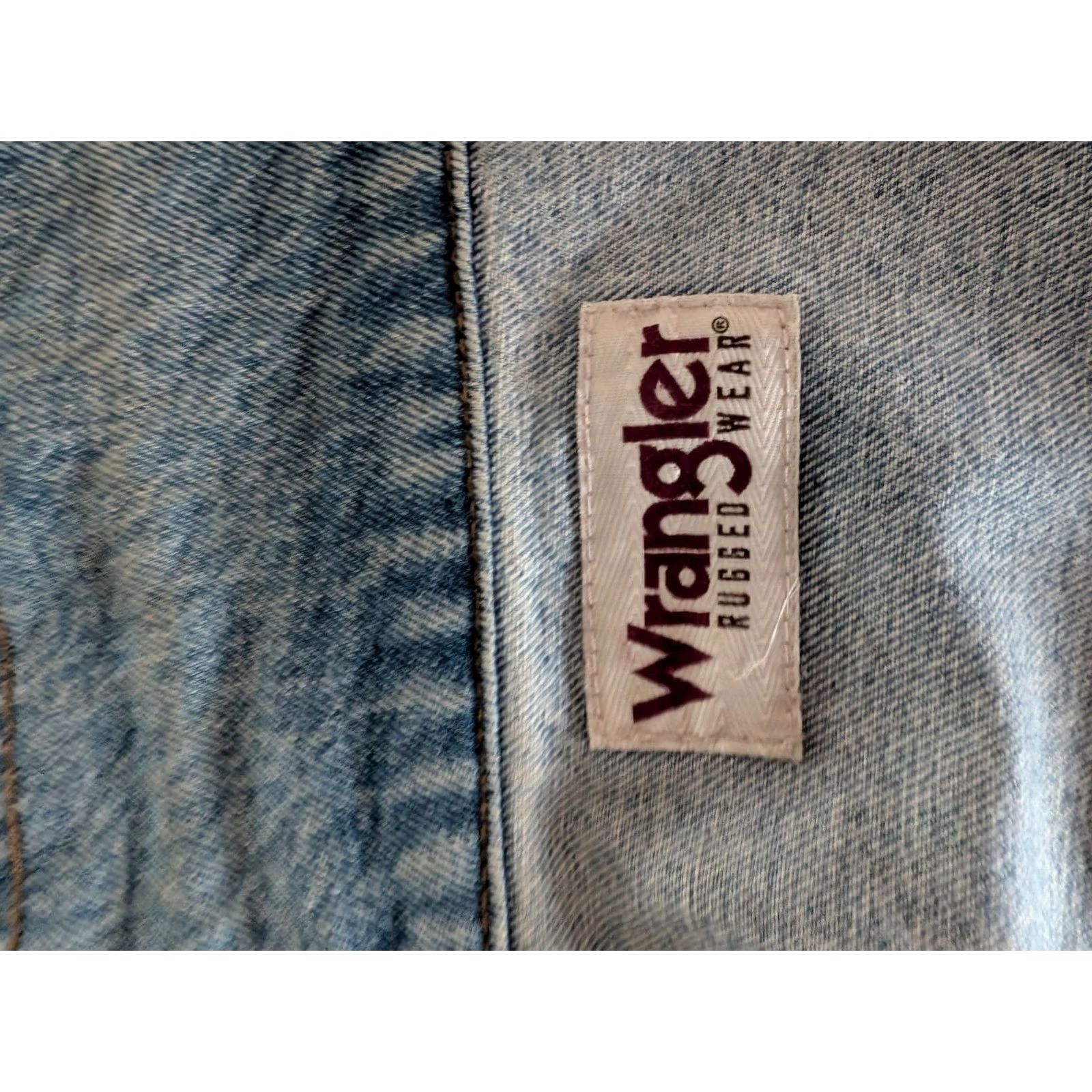 Wrangler Wrangler Rugged Wear Denim Jacket – XXL – Denim Jacket – Wrangler – Blue – 2XL – Regular Fit – Men Size US XXL / EU 58 / 5 - 6 Thumbnail