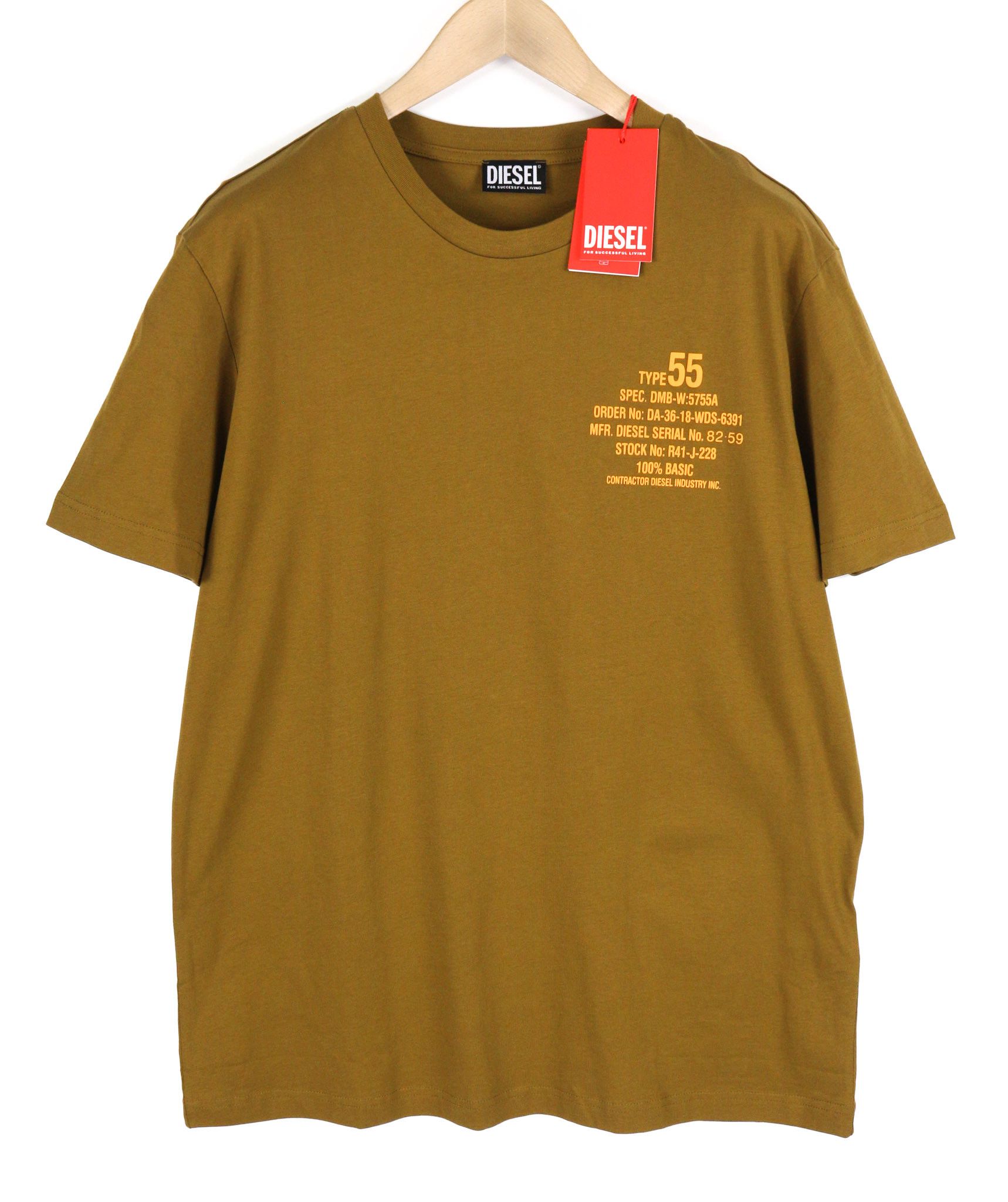 Diesel T-DIEGOR-K51 2XL Crew Neck Tricot Logo T-Shirt 40313 Size US XXL / EU 58 / 5 - 1 Thumbnail