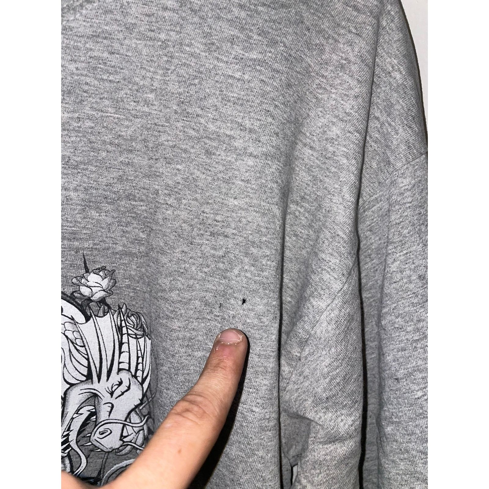 Gildan 2000s Colorado Renaissance Festival Dragon Gray Shirt Y2K L Size US L / EU 52-54 / 3 - 6 Thumbnail