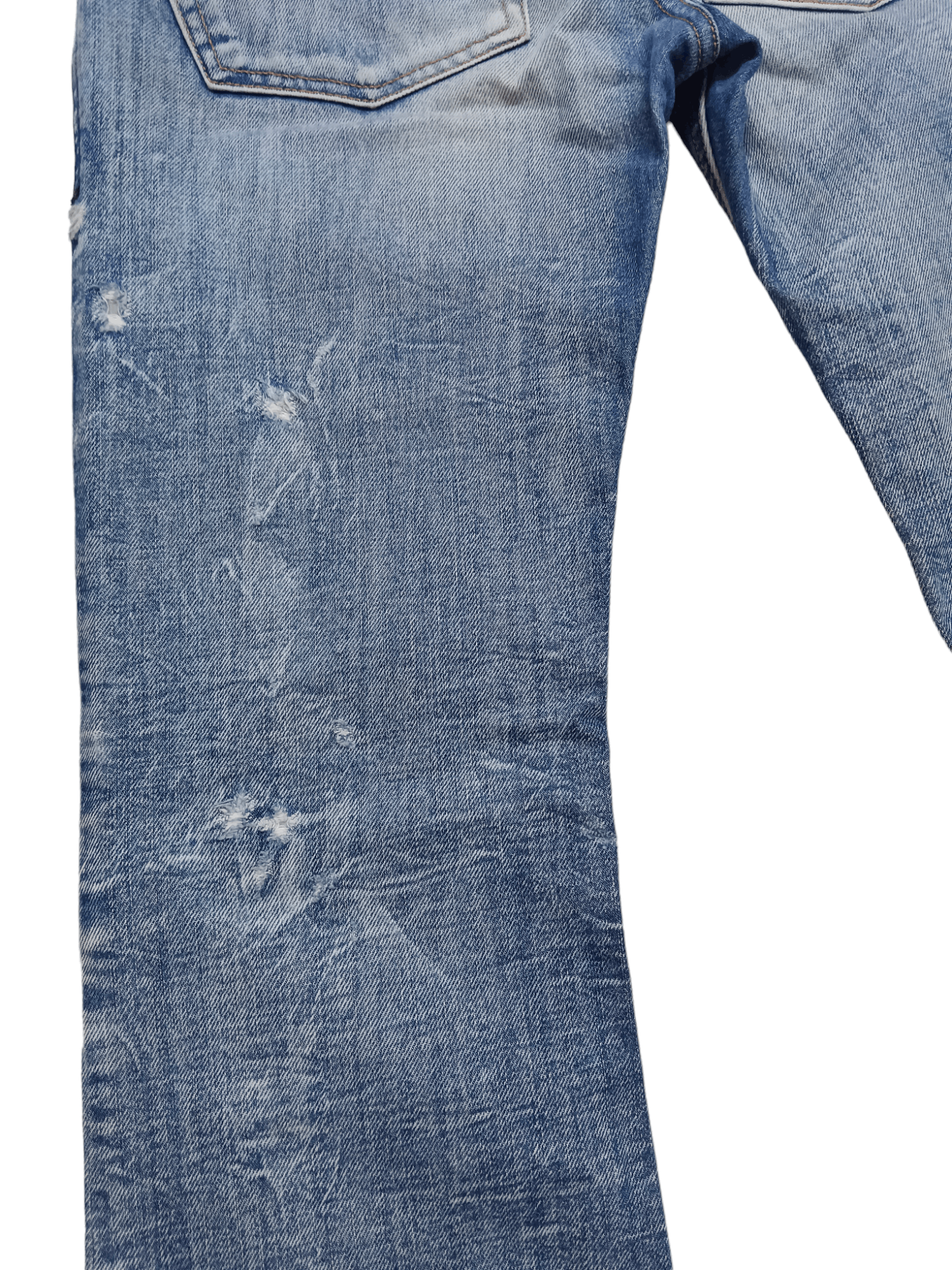 Diesel 🔥Diesel🔥 Distressed Mud Washed Minimalist Flare Denim Size US 27 - 6 Thumbnail