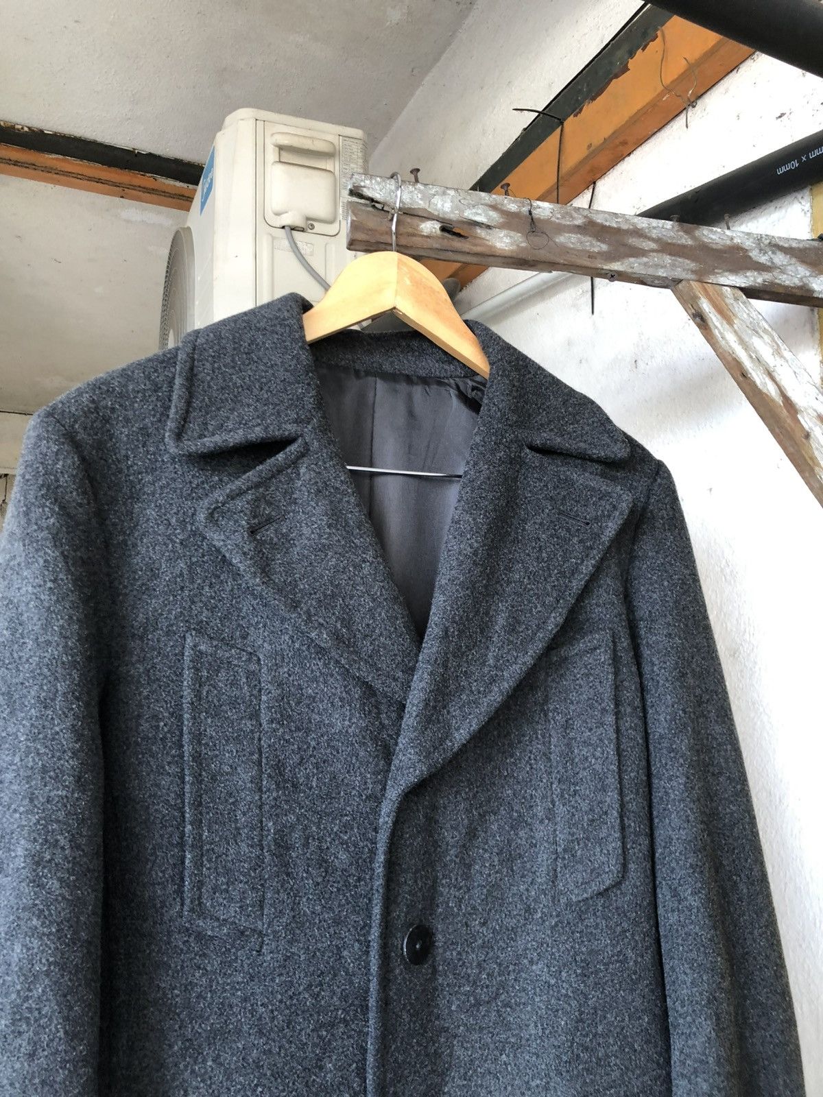 Jean Paul Gaultier Vintage Jean Gaultier Homme Single Breasted Wool Long Coat Size US M / EU 48-50 / 2 - 16 Thumbnail