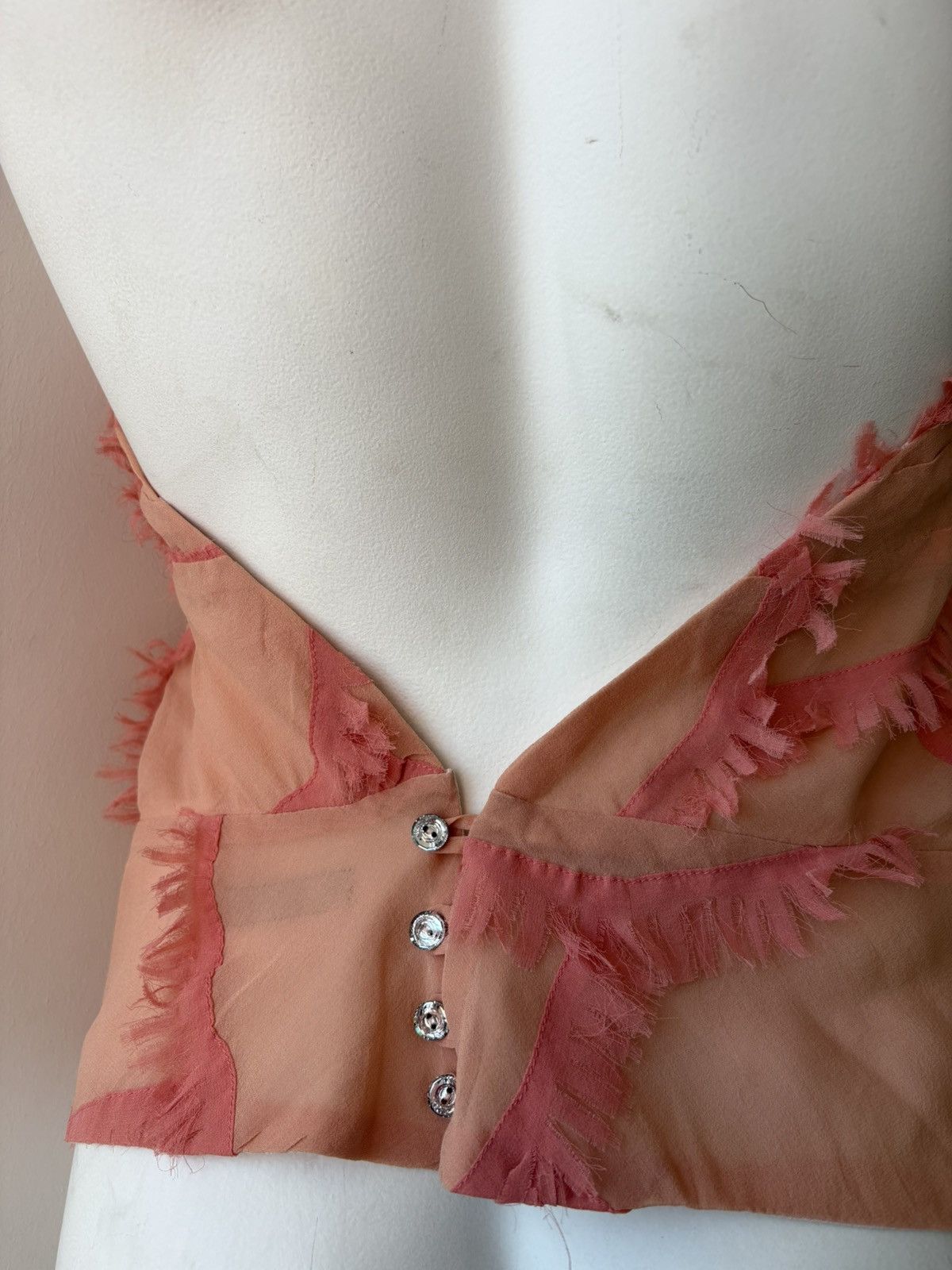 Vintage Silk blouse Size S / US 4 / IT 40 - 10 Thumbnail