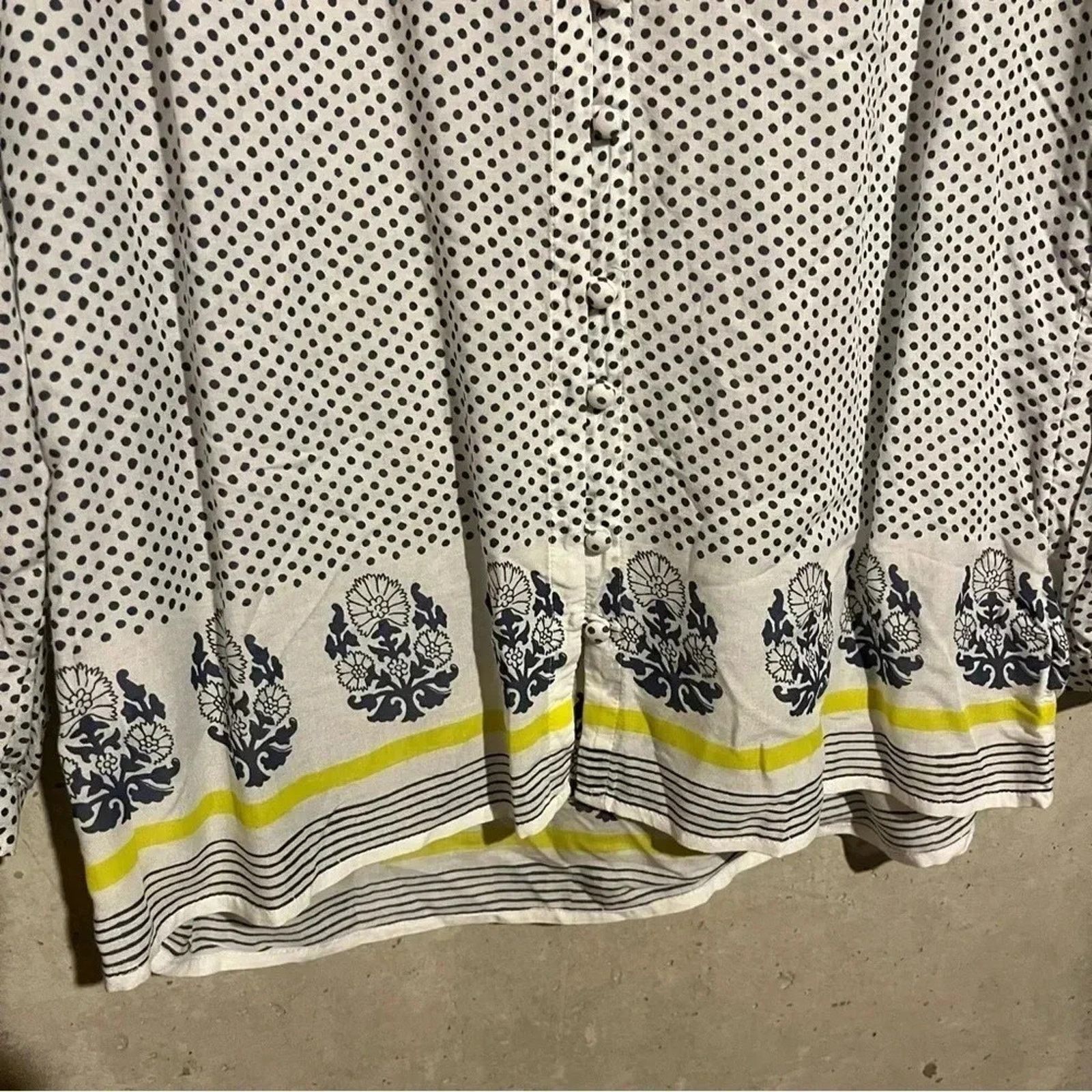Lucky Brand Lucky Brand Women’s Top Size M Lightweight Boho Button Front Size M / US 6-8 / IT 42-44 - 2 Thumbnail