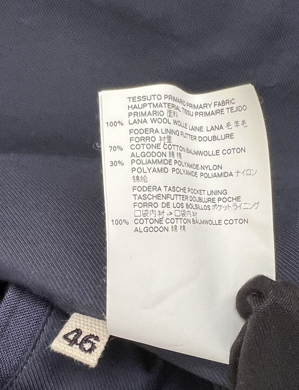 Marni MARNI Mixed Pinstripe Wool Zip Jacket S/S 2018 sz 46 Size US S / EU 44-46 / 1 - 11 Thumbnail