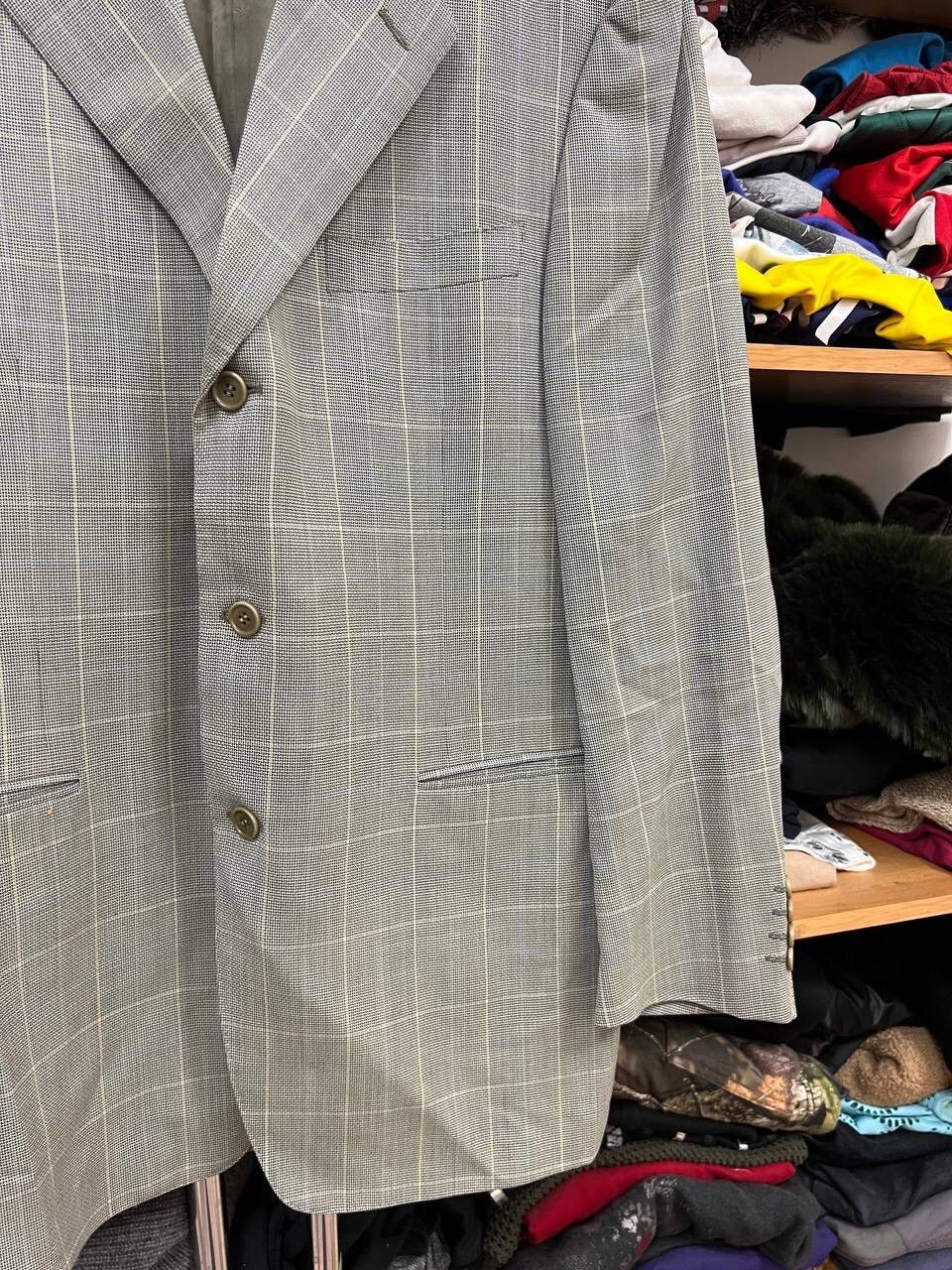 Canali × Vintage Canali Italian Avant Garde Archival Blazer Size 52R - 4 Thumbnail