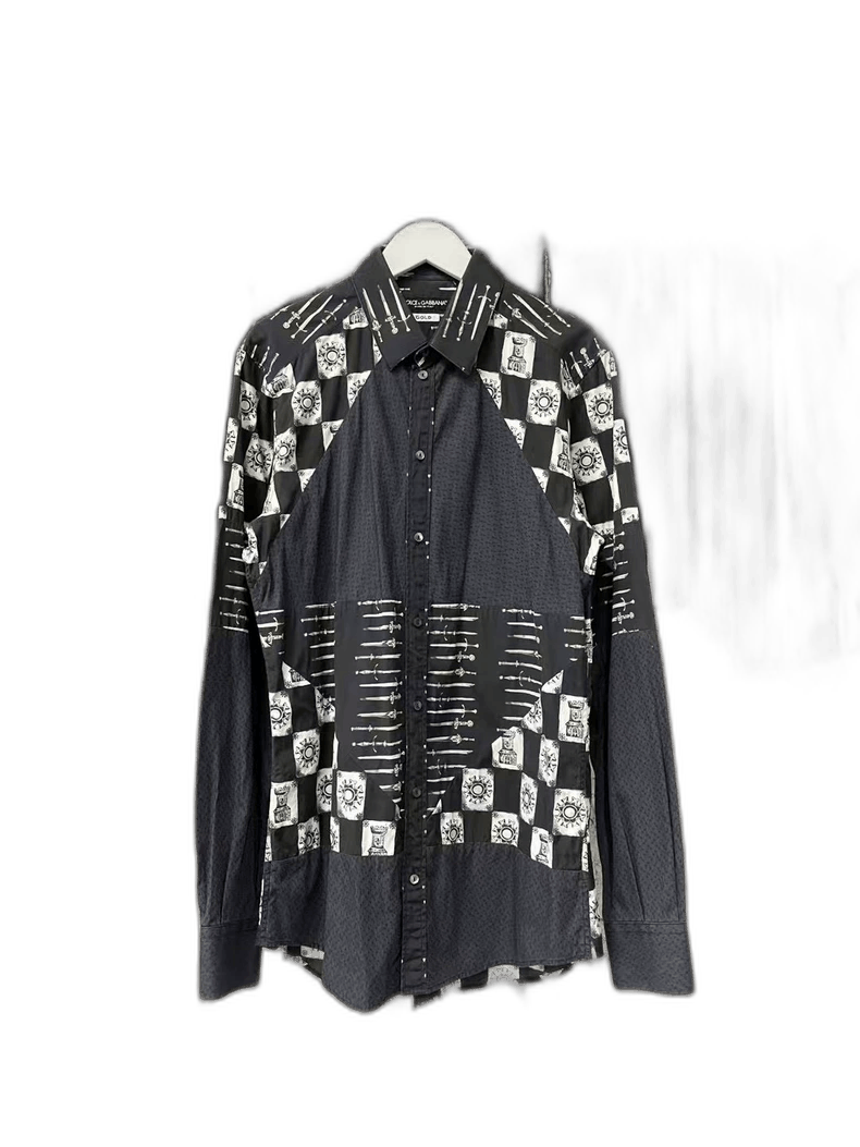 Dolce & Gabbana Dolce Gabbana Long Sleeve Shirt Size US M / EU 48-50 / 2 - 1 Thumbnail