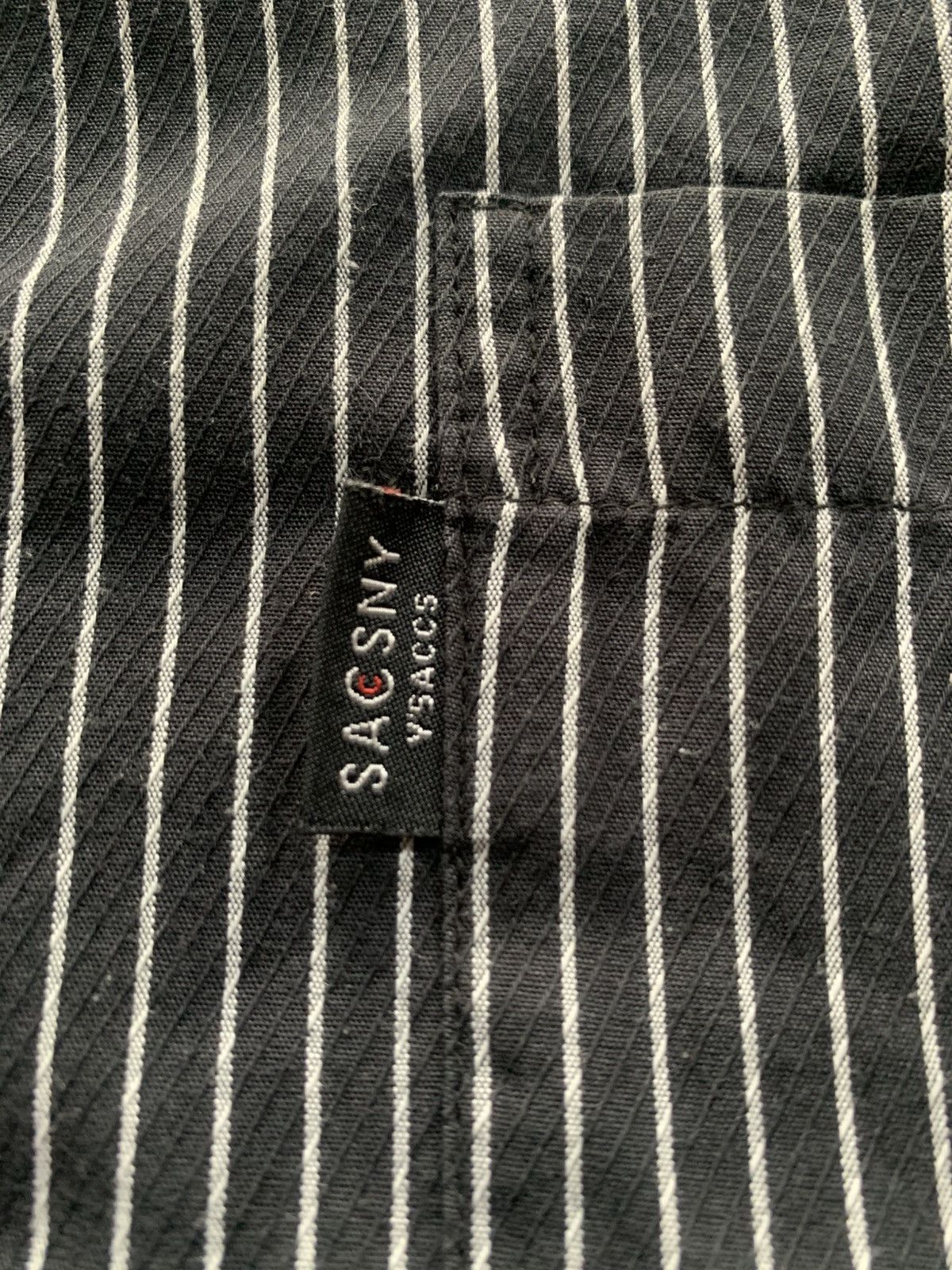 Yohji Yamamoto Button Shirt SACSNY Y'SACCS Striped Japanese Size US XL / EU 56 / 4 - 3 Thumbnail