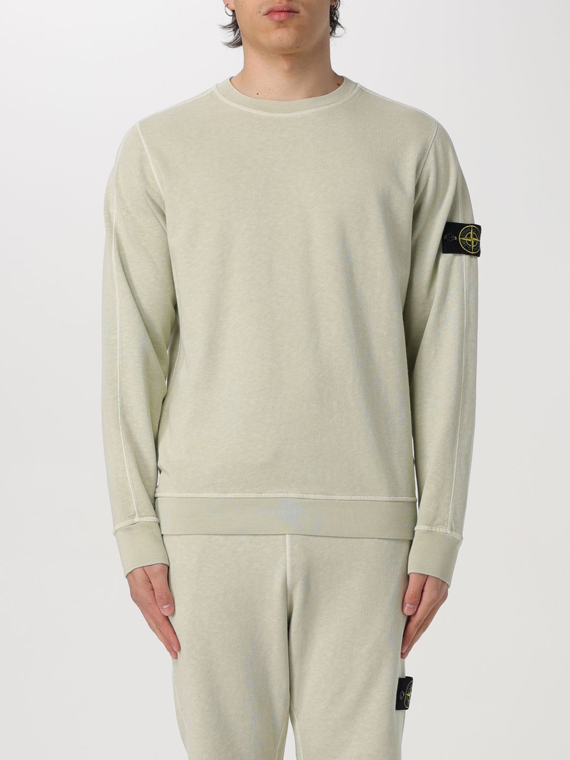 image of Stone Island Sweatshirt Men Forest Green (Size Medium)