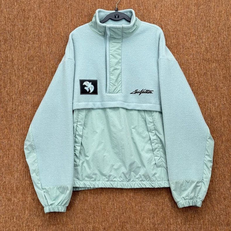 Louis Vuitton louis vuitton ss23 half-zip jacket blue-dmc Size US XXL / EU 58 / 5 - 1 Thumbnail