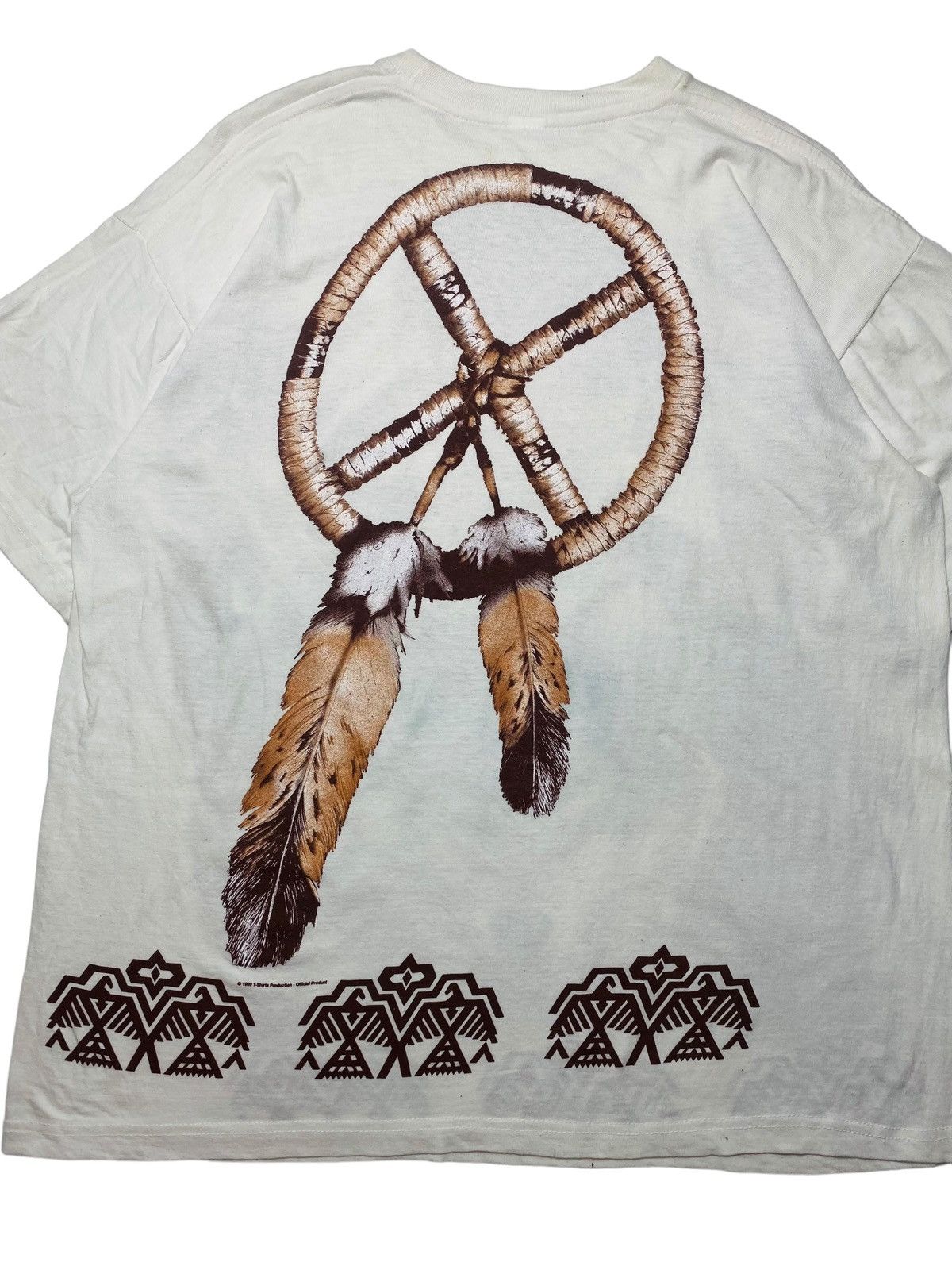 If Six Was Nine 1999 GOA Style Native Wolf Girl - Oneita T-Shirt Size US M / EU 48-50 / 2 - 4 Thumbnail