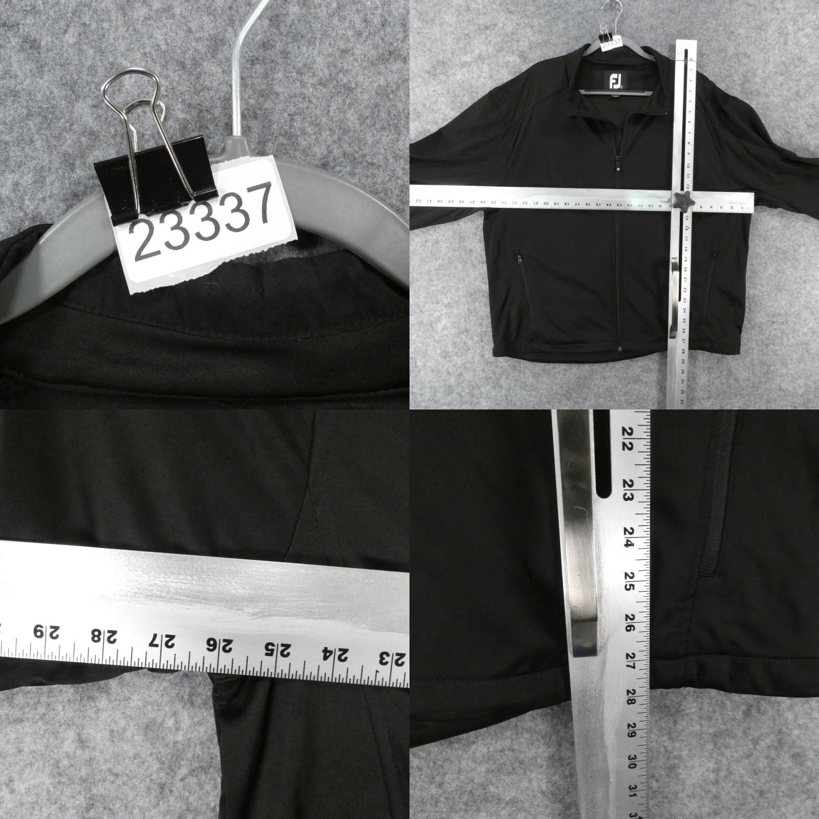 Footjoy FootJoy Jacket Mens Extra Large Long Sleeve Black Lined Full Zip Golf Size US XL / EU 56 / 4 - 8 Thumbnail