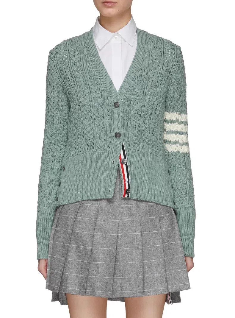 Thom Browne Thom Browne Wool cardigan Size US XS / EU 42 / 0 - 7 Thumbnail