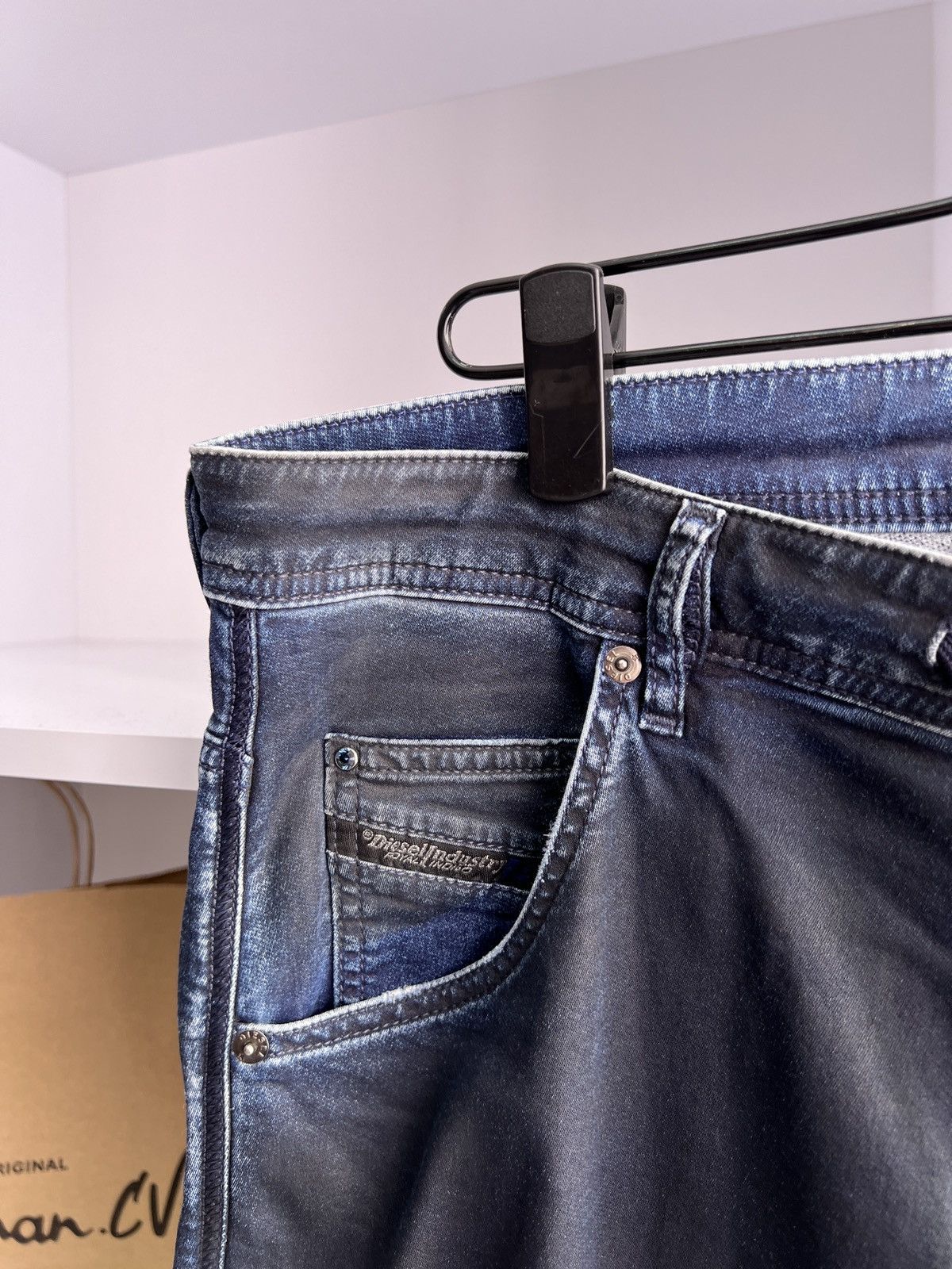 Diesel × Vintage Vintage Diesel Krooley CB-Ne Blue Denim Jeans Size US 34 / EU 50 - 6 Thumbnail