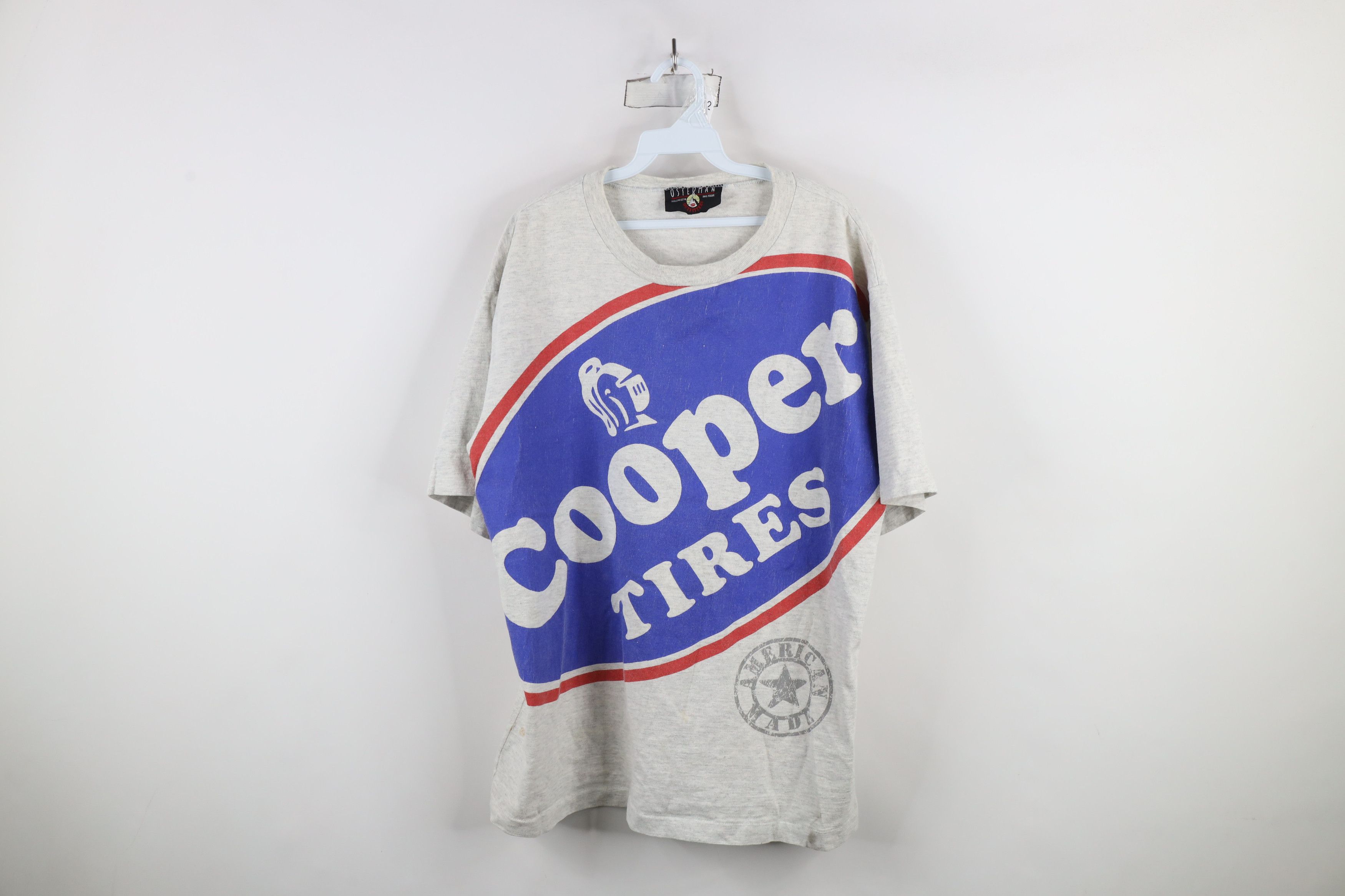 Vintage Vintage 90s Cooper Tires Racing All Over Print T-Shirt USA Size US XL / EU 56 / 4 - 1 Thumbnail