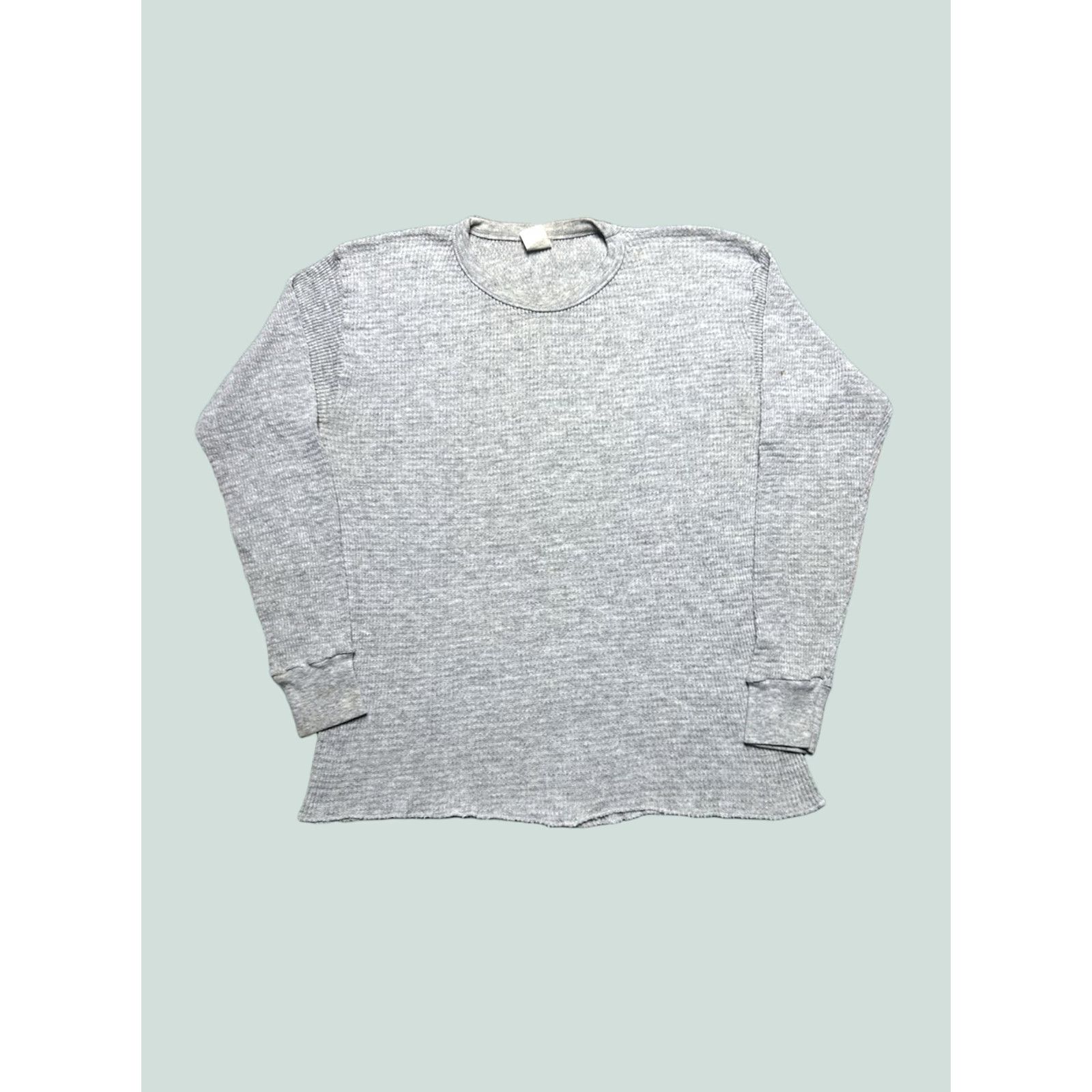 Vintage VINTAGE 70s 80s waffle knit thermal shirt gray base layer women’s XL Shirt Womens XL Gray 70s 80s Vintage Thermal Shirt Size XL / US 12-14 / IT 48-50 - 1 Thumbnail
