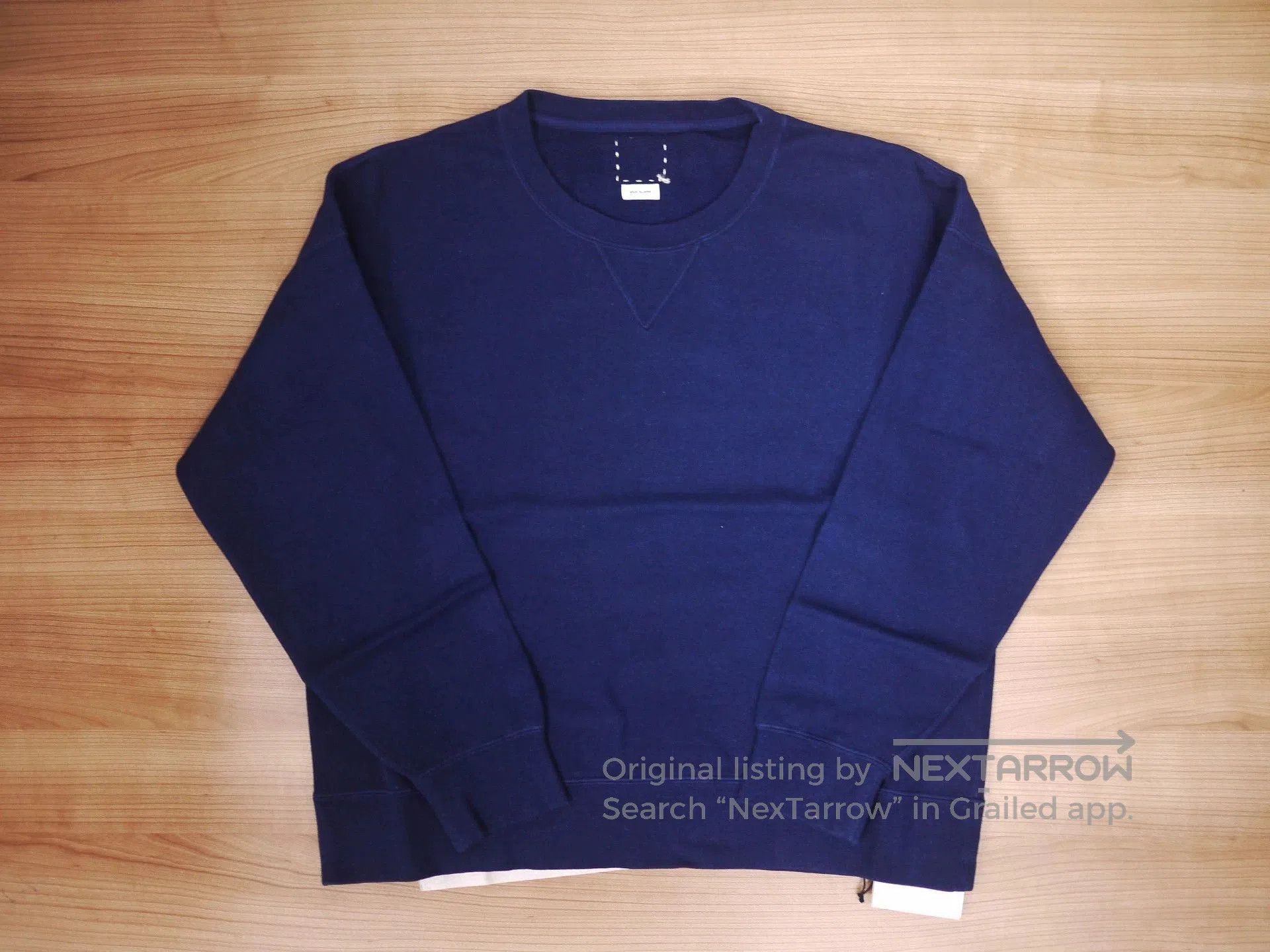 Visvim Blue Long Sleeve Sweatshirt. Size US S / EU 44-46 / 1 - 1 Thumbnail
