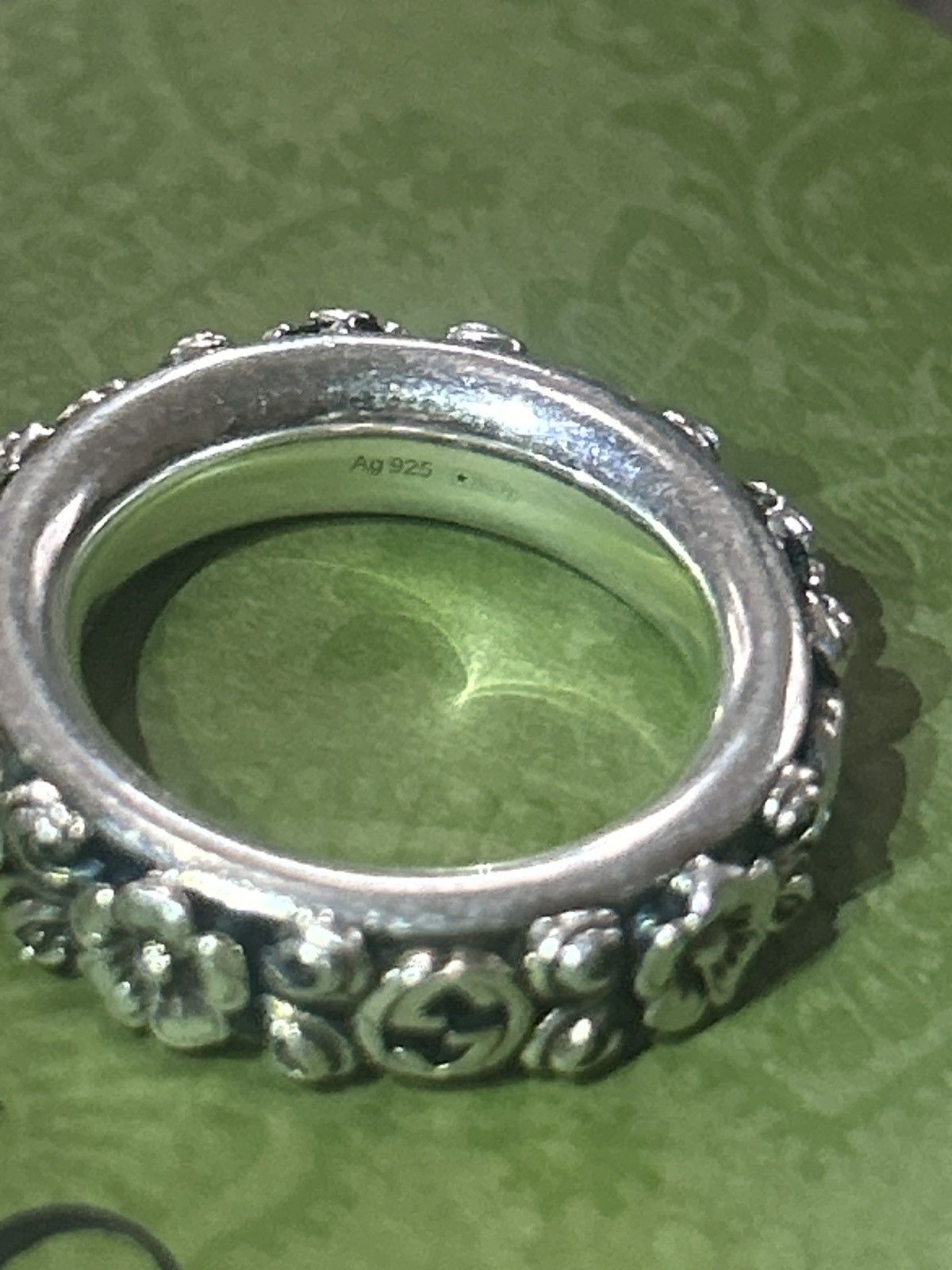 Gucci Gucci Interlocking G Flower Ring Ag925 Size ONE SIZE - 4 Thumbnail