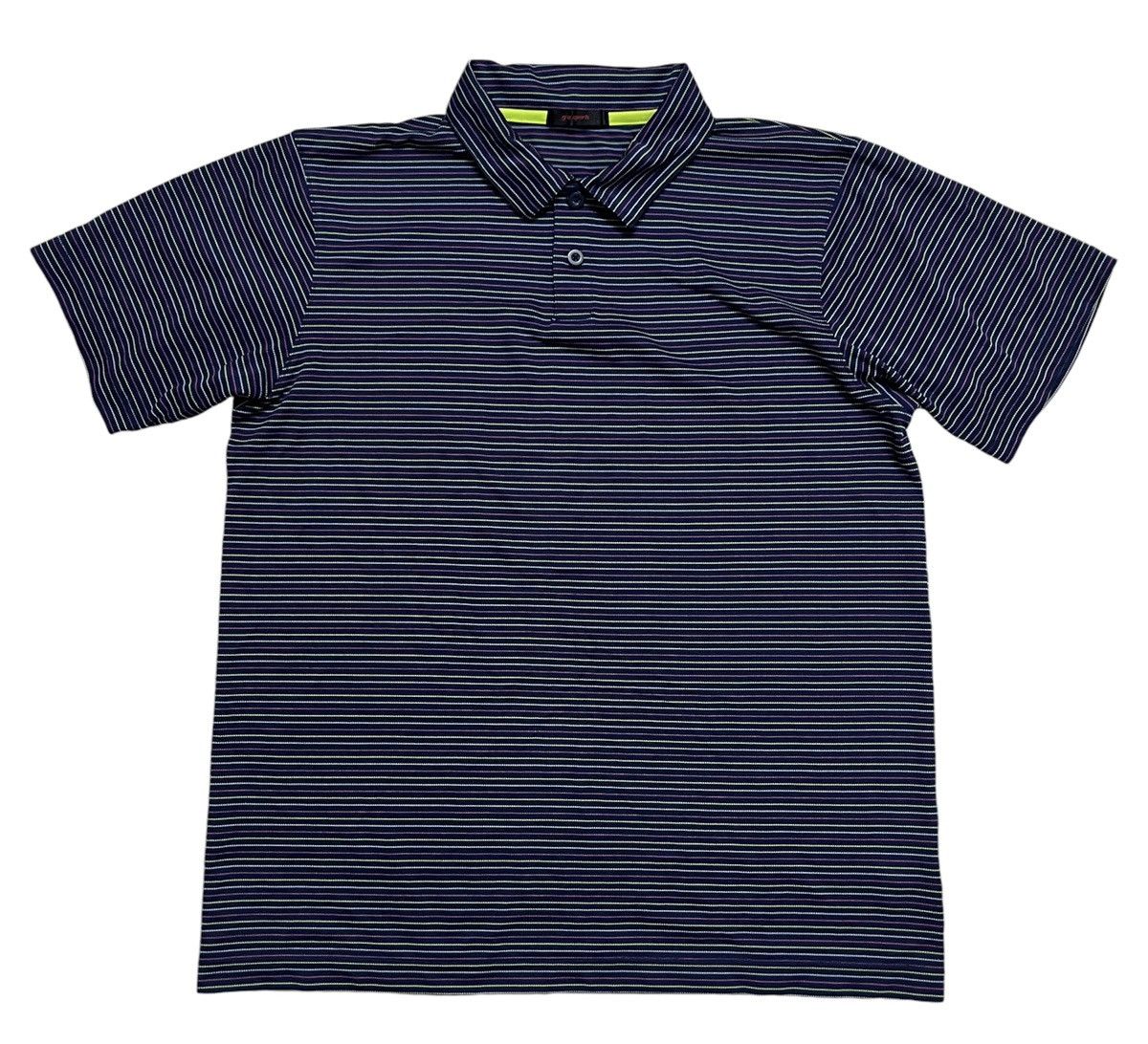 All Sport × GU × Japanese Brand GU Japan Easy Dry Stripes Polo Jersey Shirt Size US M / EU 48-50 / 2 - 1 Thumbnail