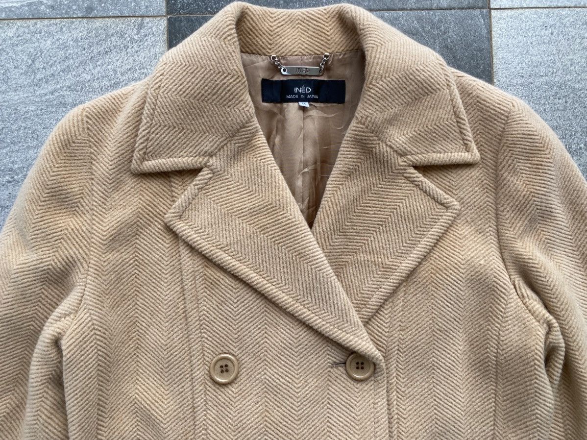Japanese Brand Ined by Yohji Yamamoto Vintage Wool Coat Jacket Size US S / EU 44-46 / 1 - 3 Thumbnail