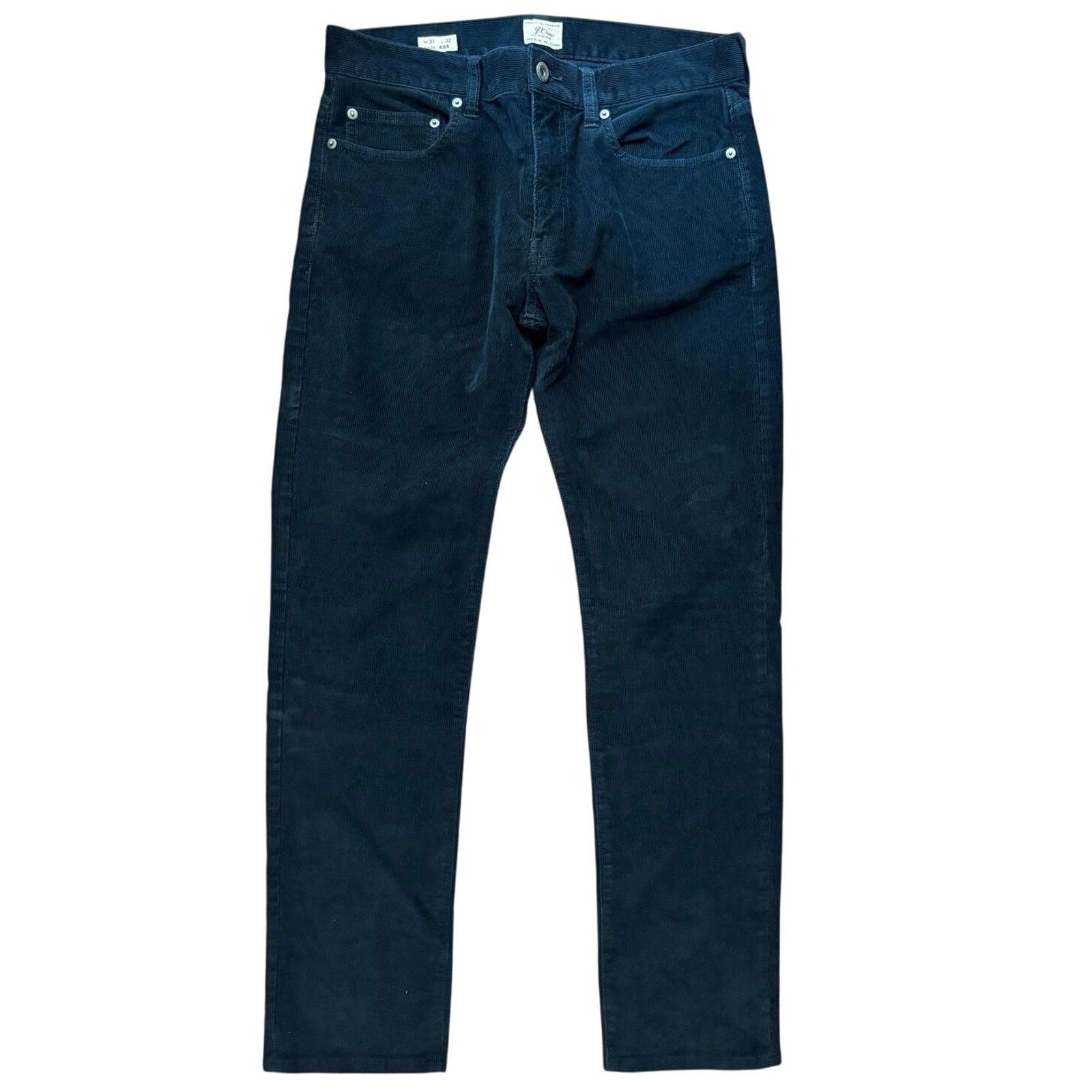 J.Crew NWOT J.Crew 484 Slim Fit Pant In Corduroy Navy Size 31x31 Size US 31 - 3 Thumbnail