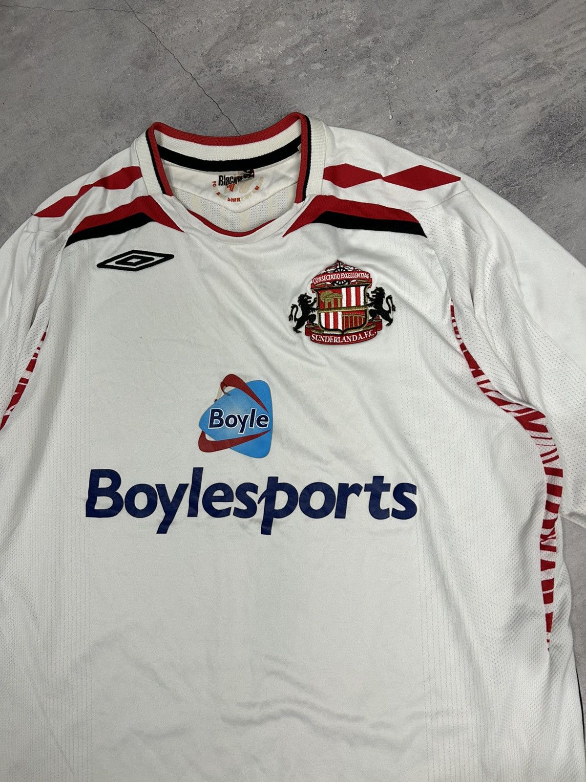 Umbro Sunderland 2007 2008 Home Shirt Football Soccer Jersey Mens Size US M / EU 48-50 / 2 - 4 Thumbnail