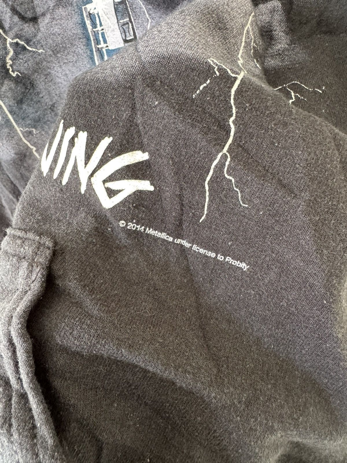 Band Tees METALLICA RIDE THE LIGHTNING HOODIE Size US M / EU 48-50 / 2 - 3 Thumbnail