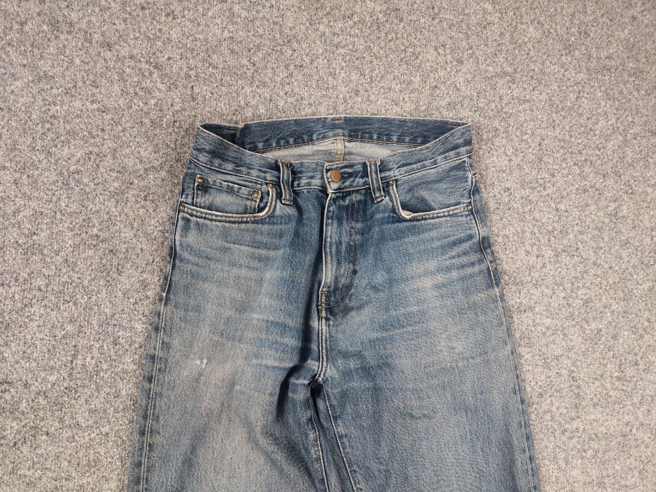 Carhartt Vintage 90's Carhartt USA Style Blue Faded Denim Jeans Size US 32 / EU 48 - 9 Thumbnail