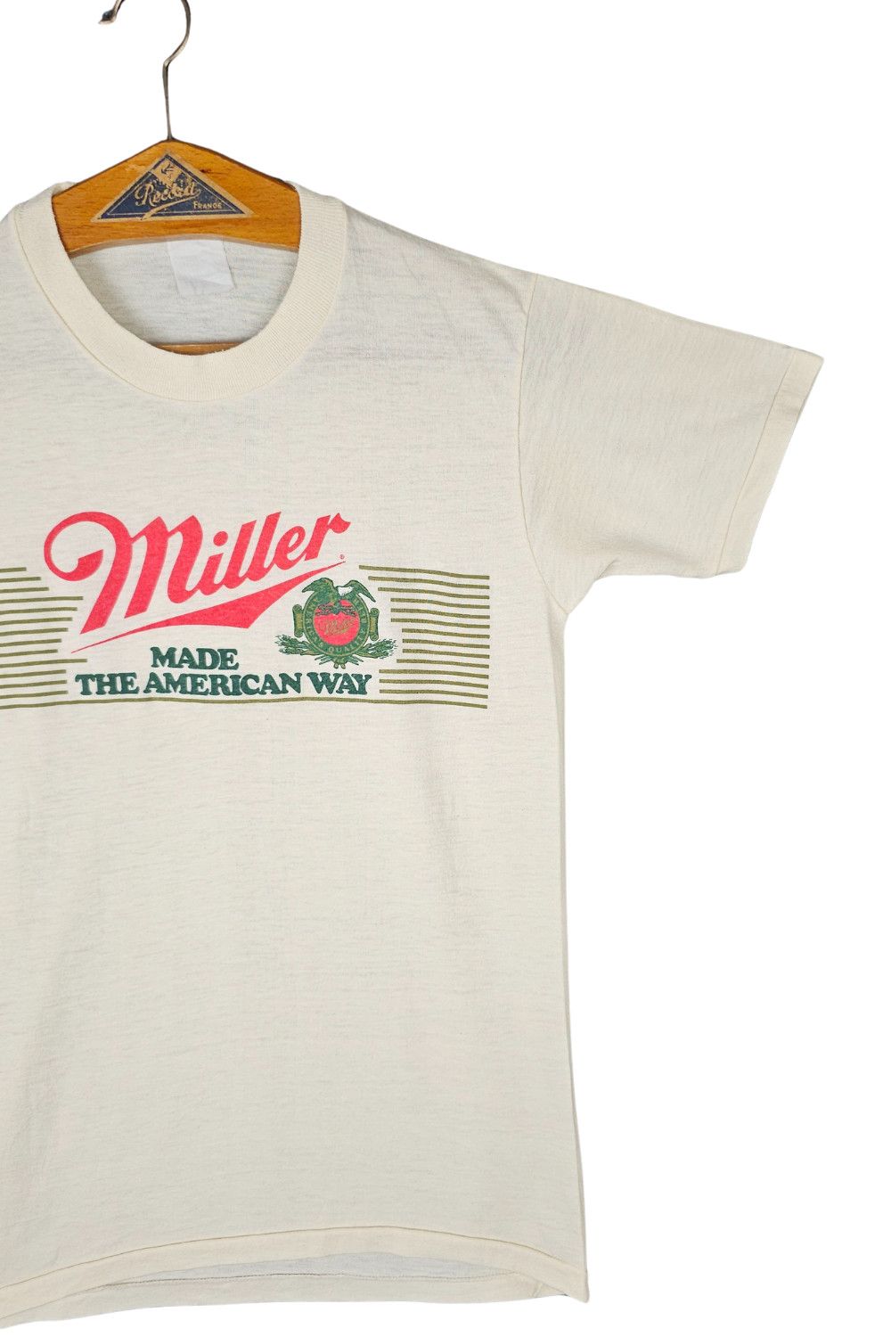 Hanes Miller Brewing Co. “Made The American Way” - c.1978 Size US S / EU 44-46 / 1 - 5 Thumbnail