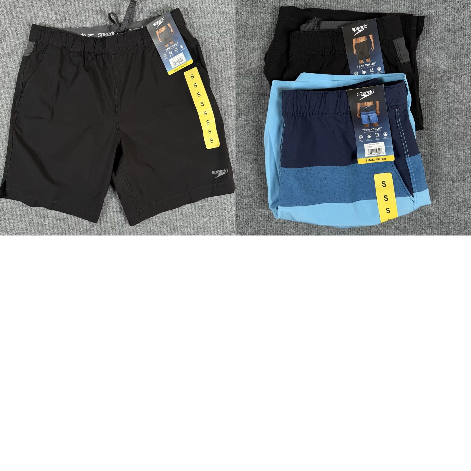 Speedo Speedo Tech Volley Shorts Men Small UPF 50 Swim Trunks Water Repellent Beach New Size US 29 - 9 Thumbnail