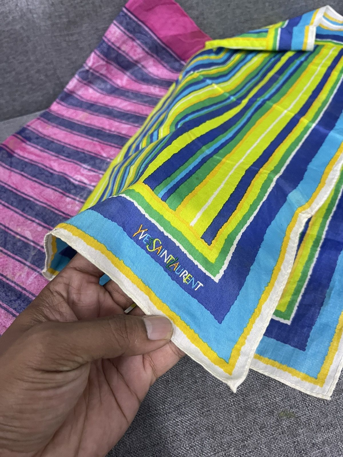 Yves Saint Laurent Lot sale YSL pocket square / bandana Size ONE SIZE - 4 Thumbnail