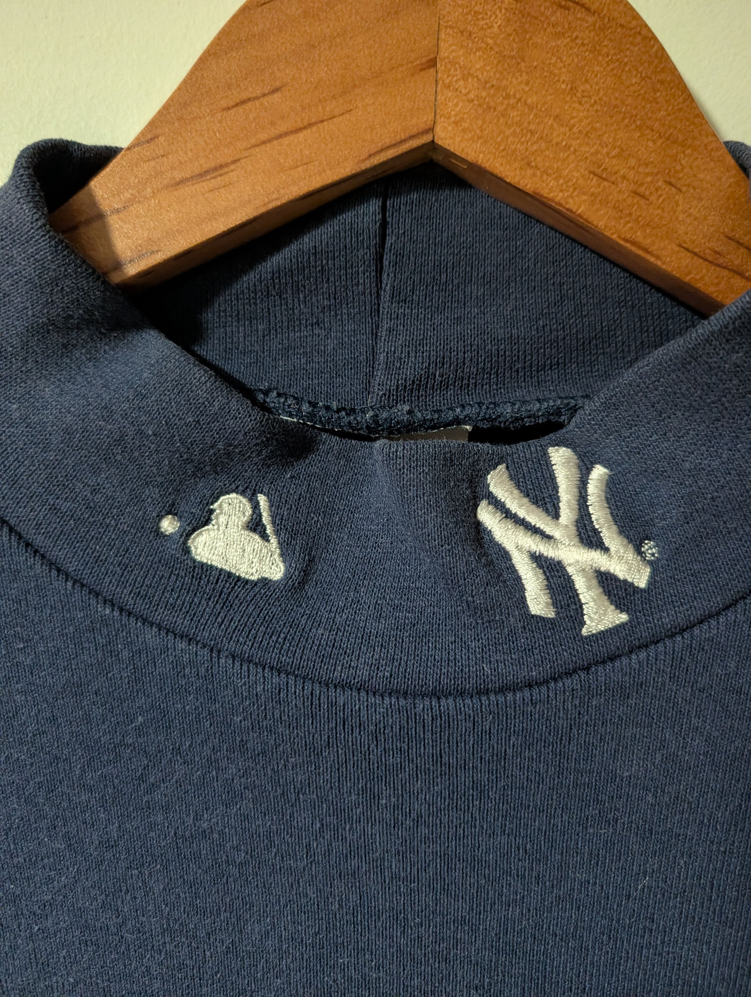 Majestic Vintage Majestic New York Yankees Mock Neck Long Sleeve Size US S / EU 44-46 / 1 - 3 Thumbnail