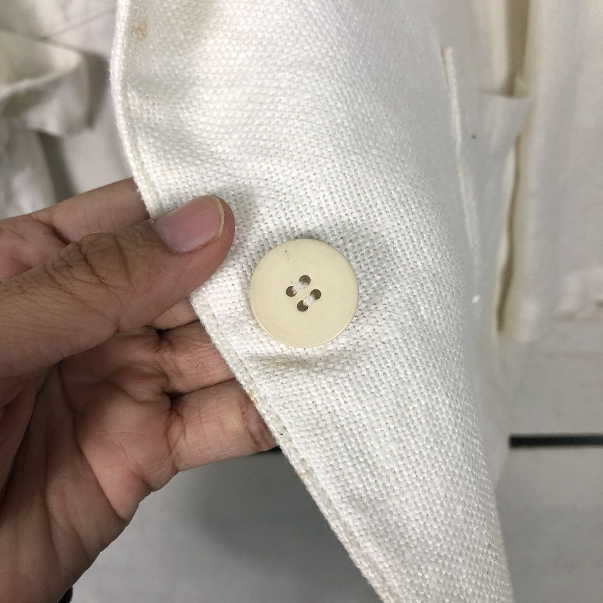 Yohji Yamamoto 🔥VINTAGE Y’S YOHJI YAMAMOTO SACKCLOTH DOUBLE BREAST Size US M / EU 48-50 / 2 - 16 Thumbnail